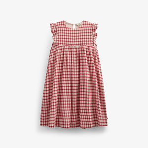 Ternet bomuldskjole - Tween - Cherry Red | 100905 Bonnie