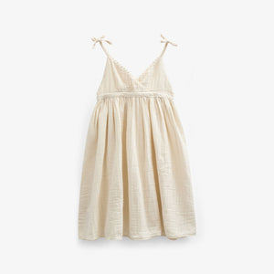 Stropkjole i musselin - Tween - Off White | 100911 Jasmine