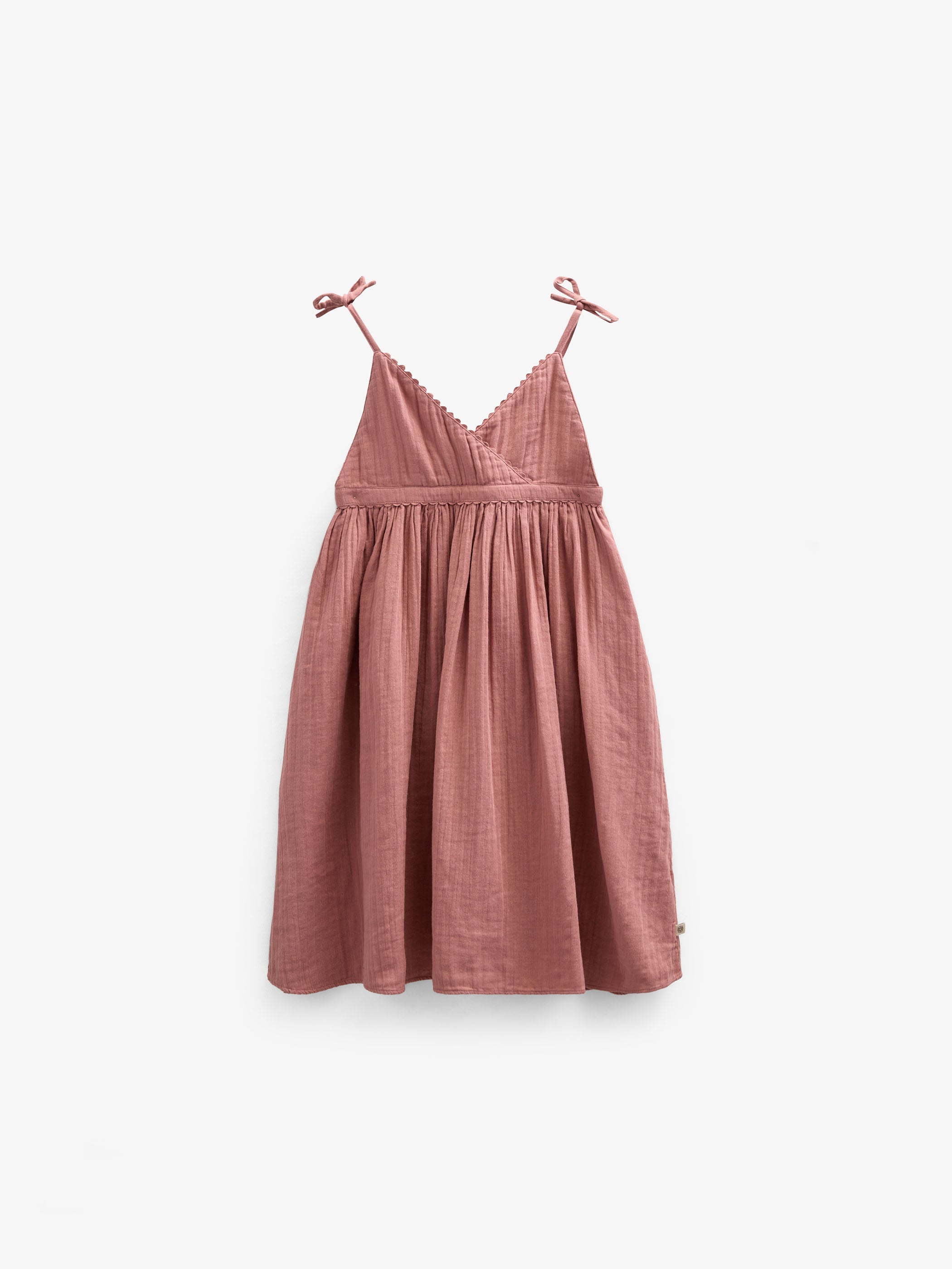 Stropkjole i musselin - Tween - Old Rose | 100912 Jasmine