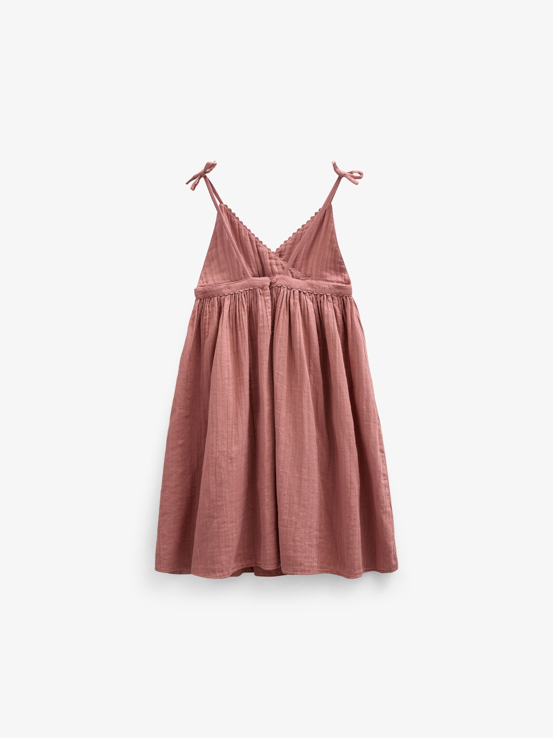 Stropkjole i musselin - Tween - Old Rose | 100912 Jasmine