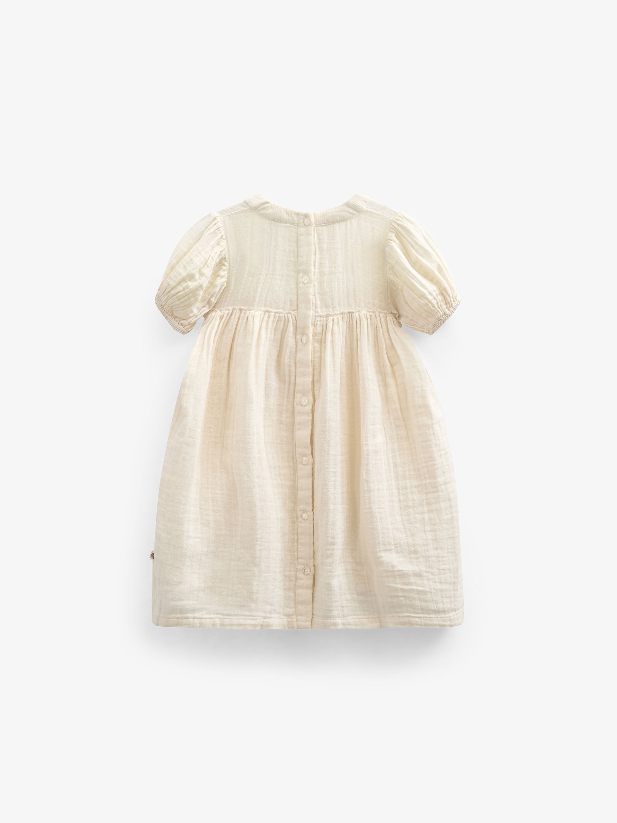 Kjole i musselin - Kids - Off White | 100914 Jasmine