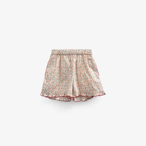 Blomsterprintede poplinshorts - Tween - Rose | 100957 Poppy