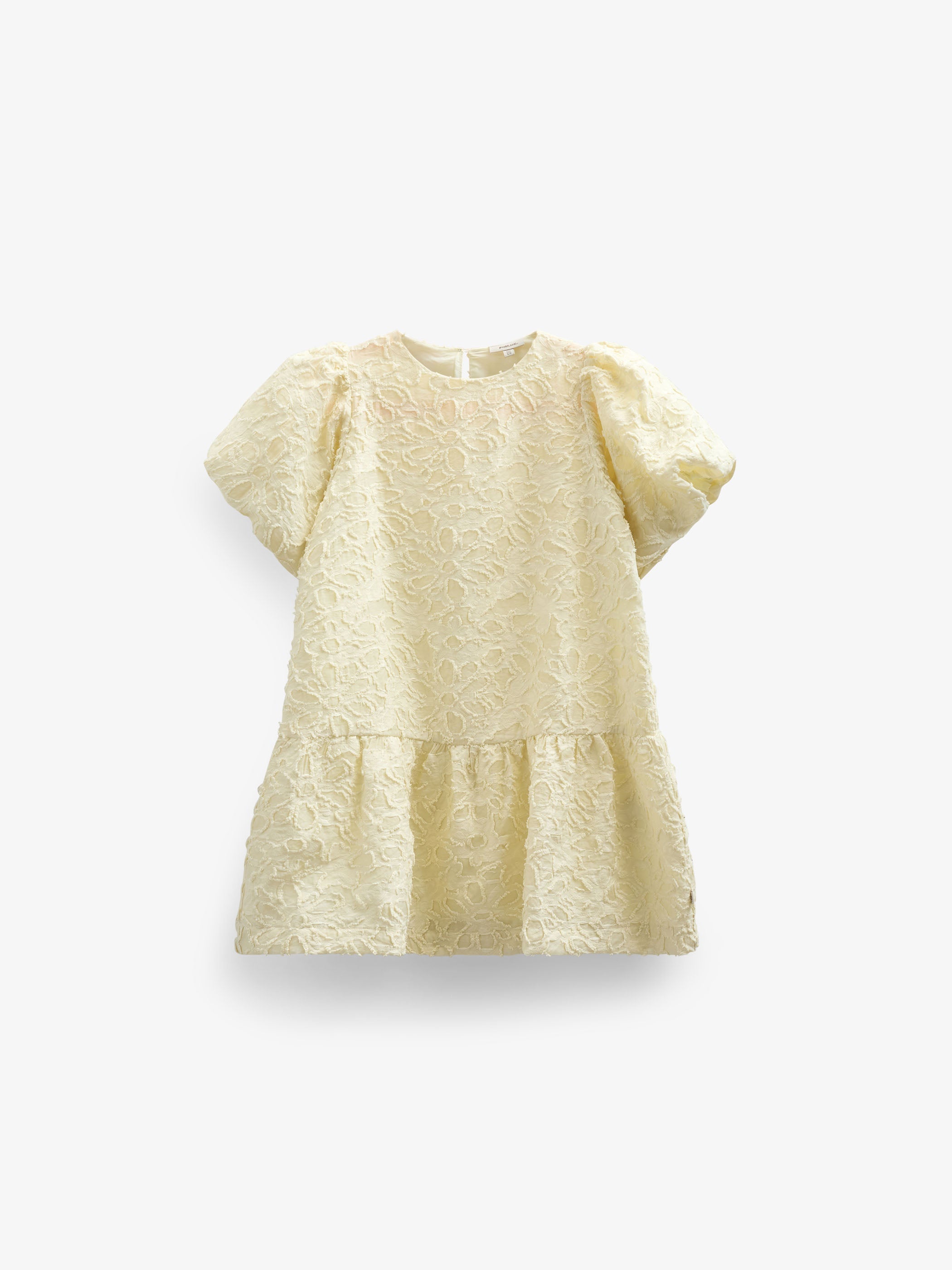 Jacquardkjole i bomuldsblanding - Kids - Sunlight | 100992 Giselle