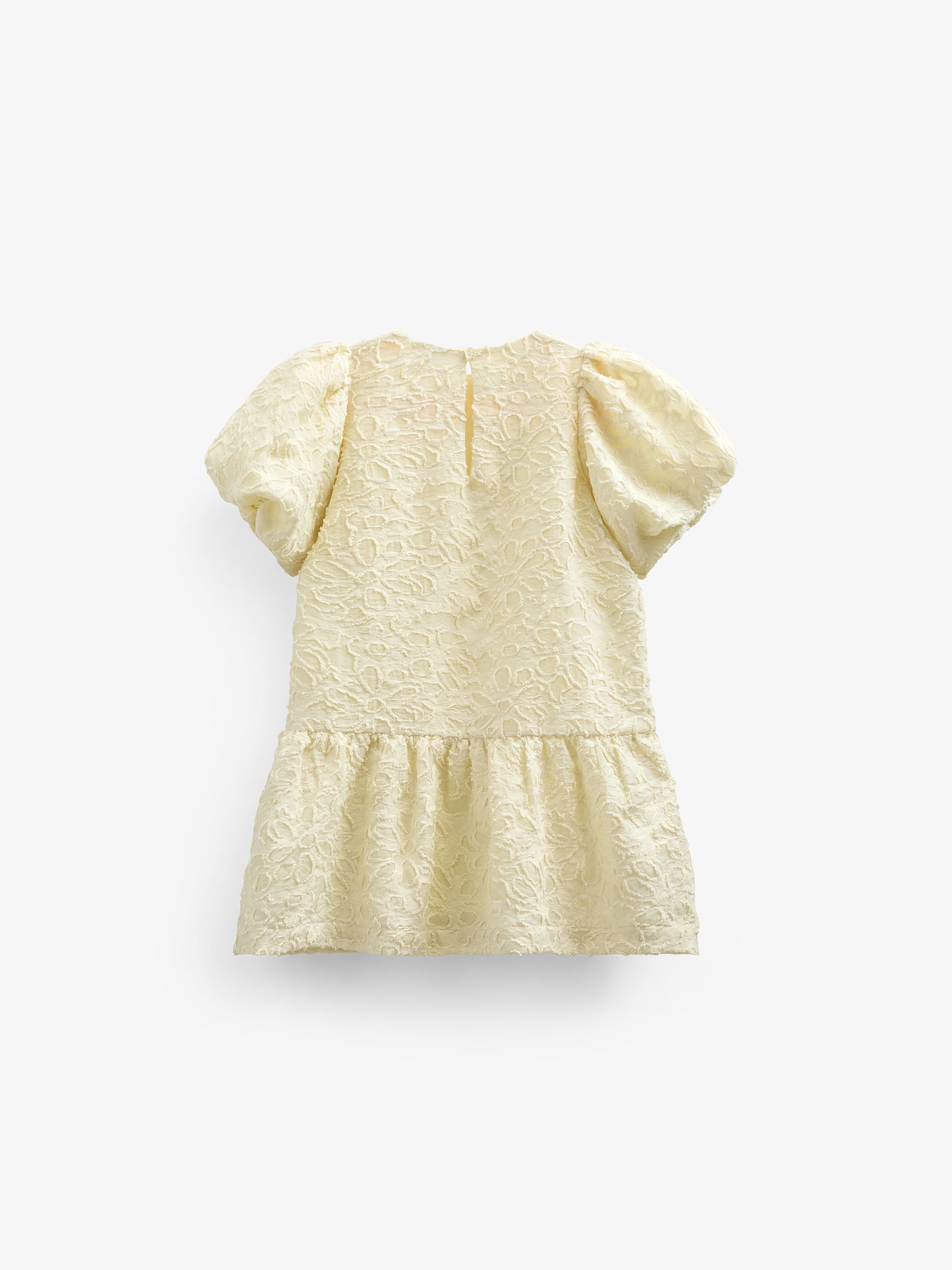 Jacquardkjole i bomuldsblanding - Kids - Sunlight | 100992 Giselle