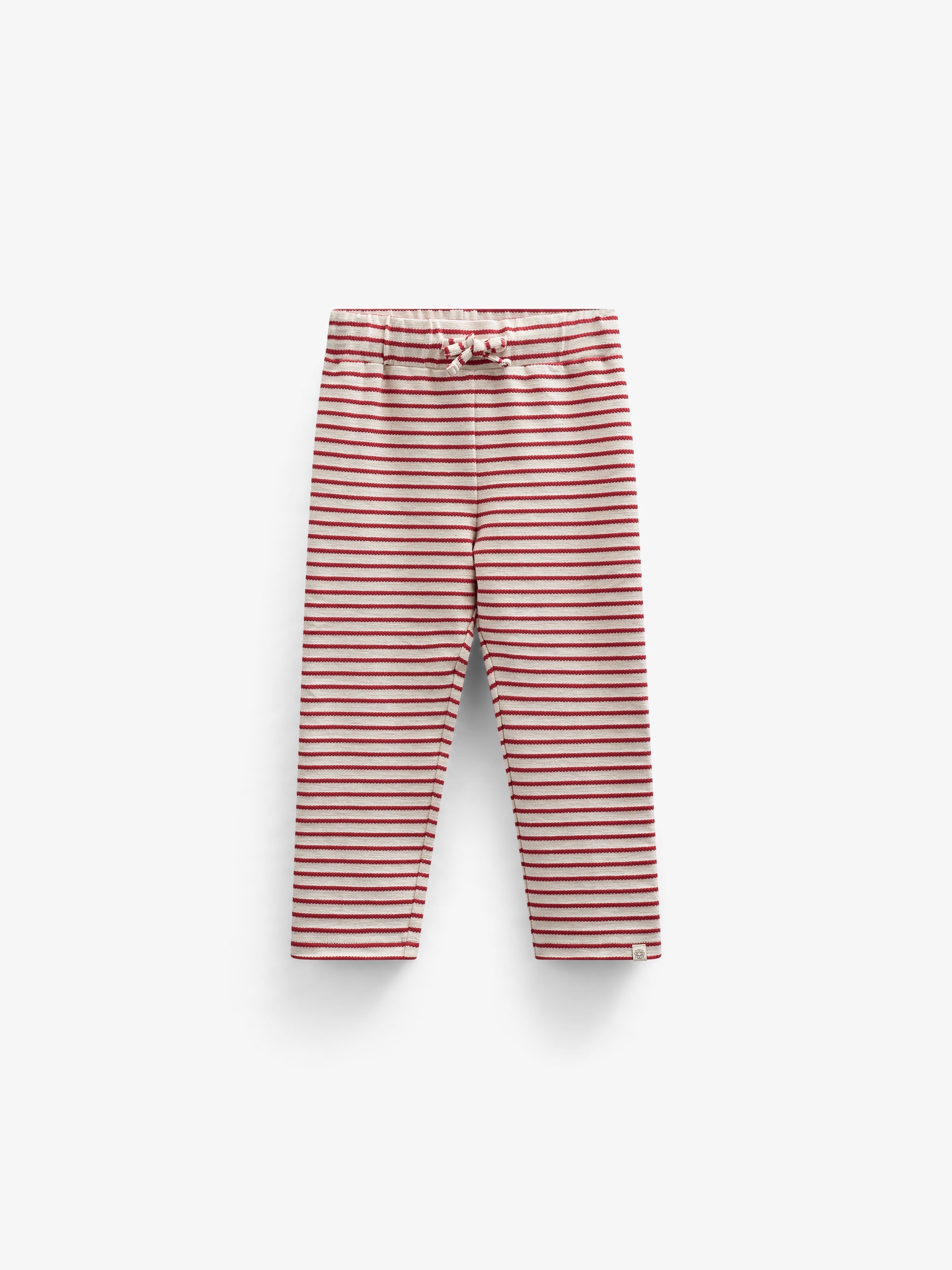 Stribede jersey bukser - Kids - Cherry Red | 100999 Emmie