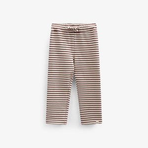 Stribede jersey bukser - Kids - Brown | 101000 Emmie