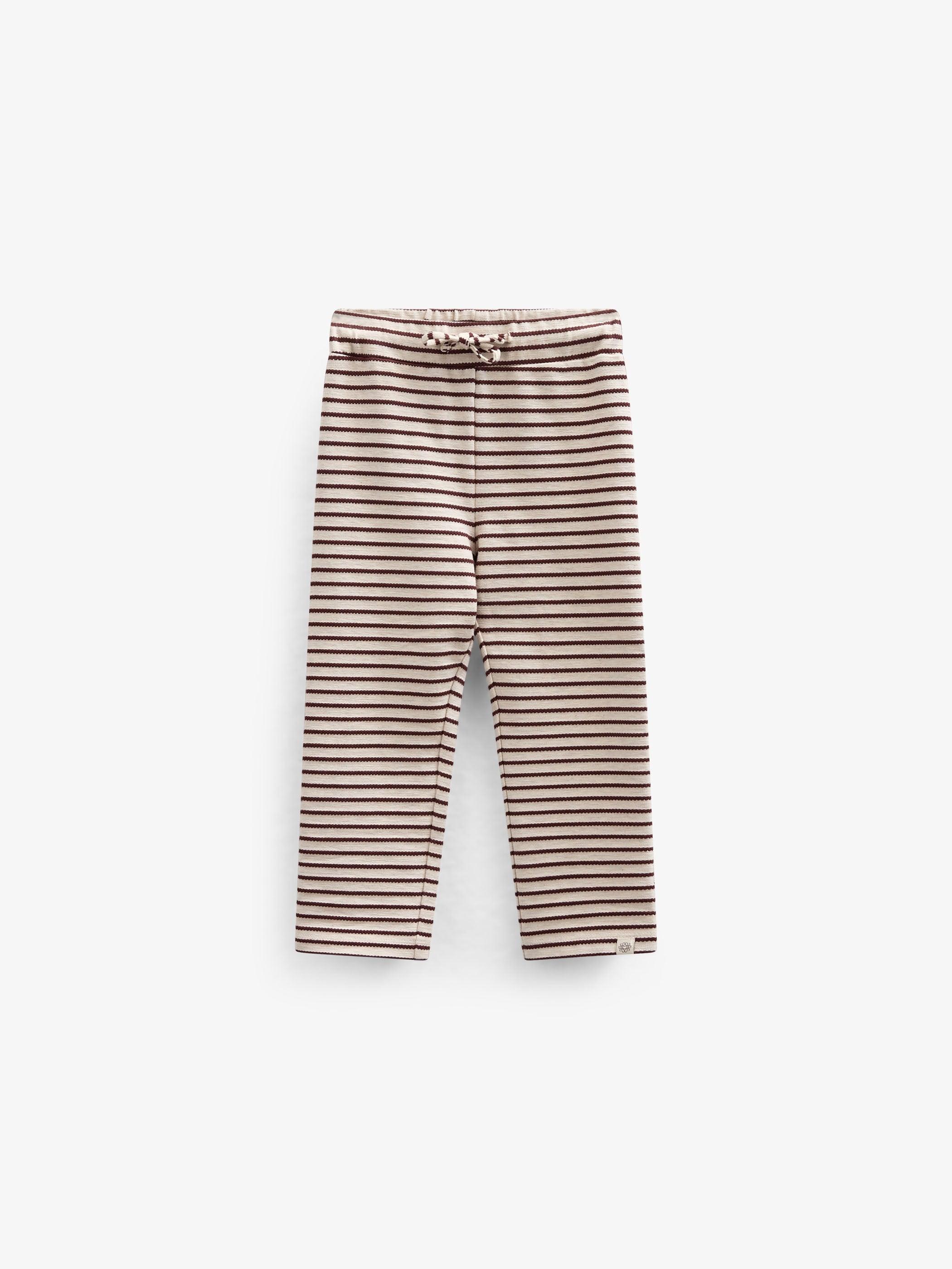 Stribede jersey bukser - Kids - Brown | 101000 Emmie