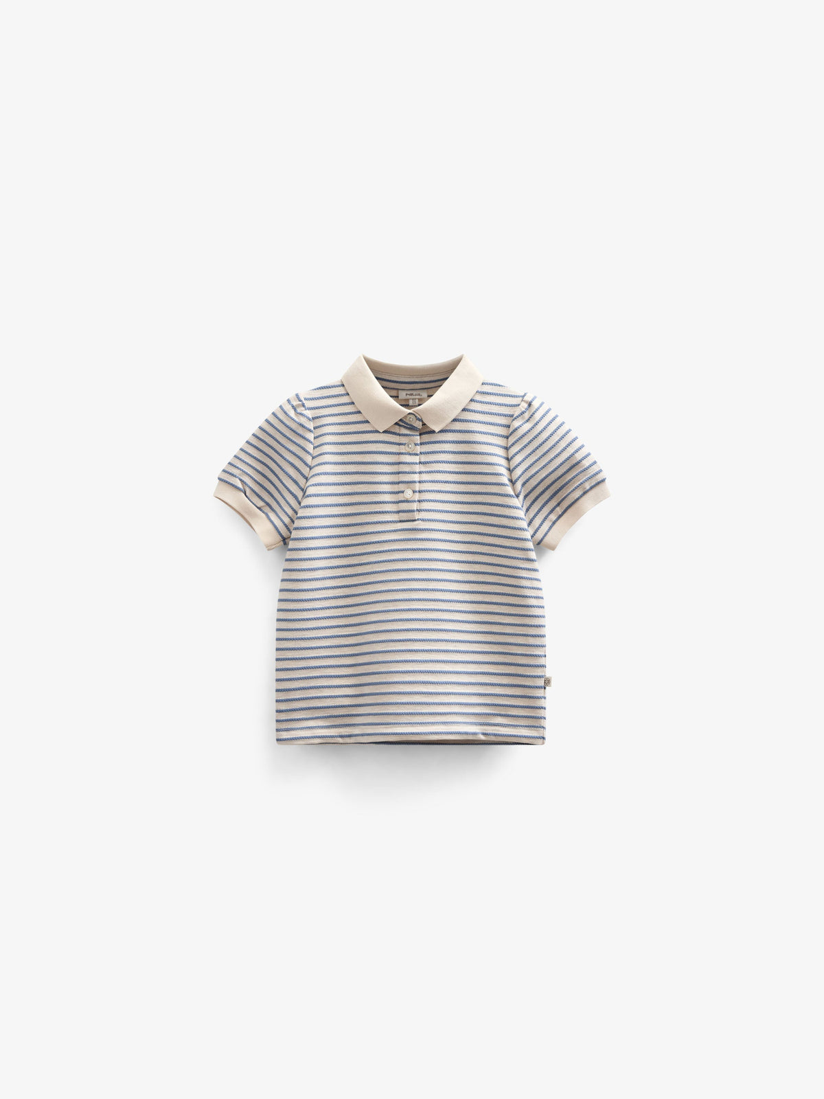 Stribet jersey polo - Kids - Blue | 101006 Emmie