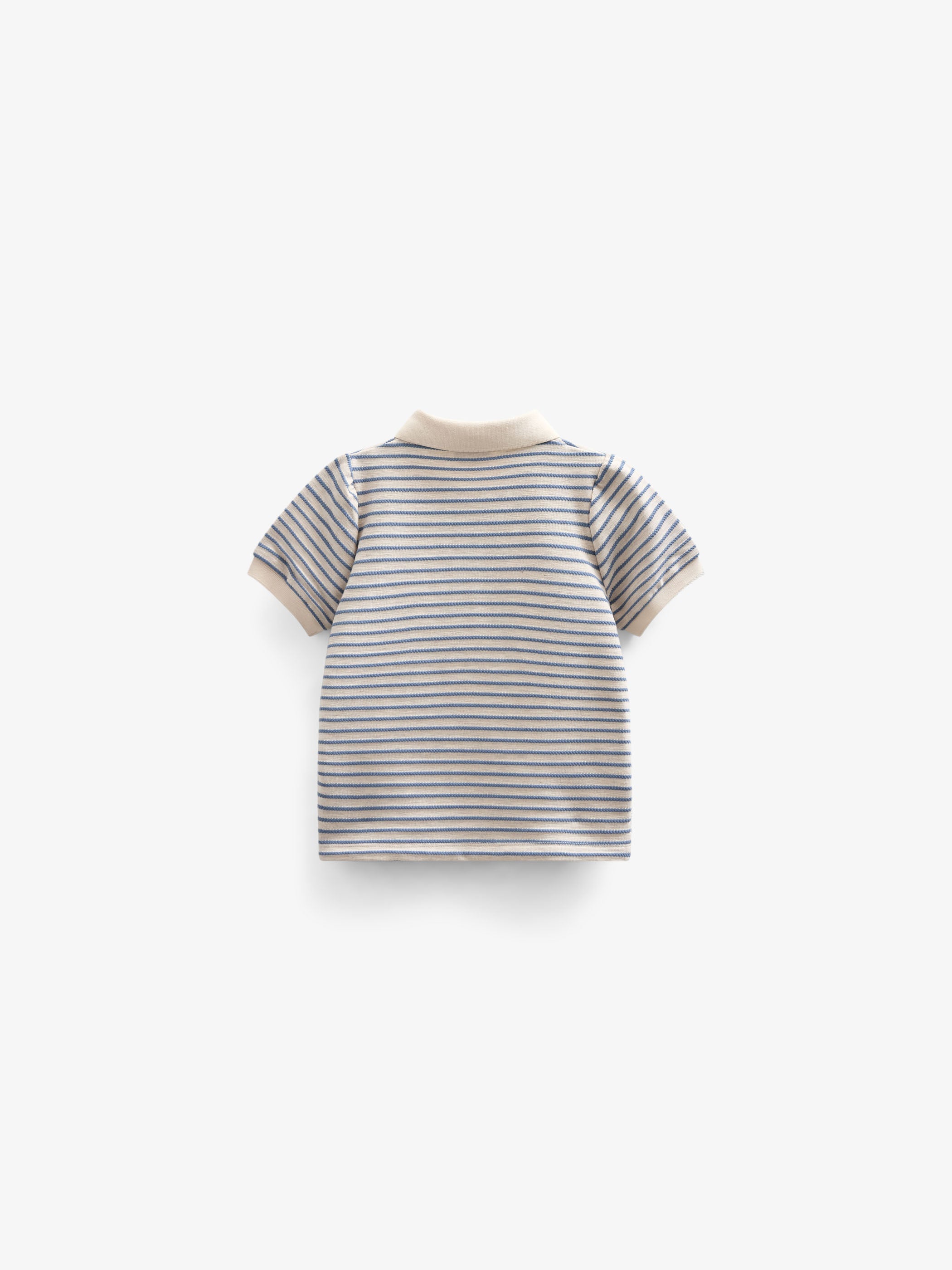 Stribet jersey polo - Kids - Blue | 101006 Emmie