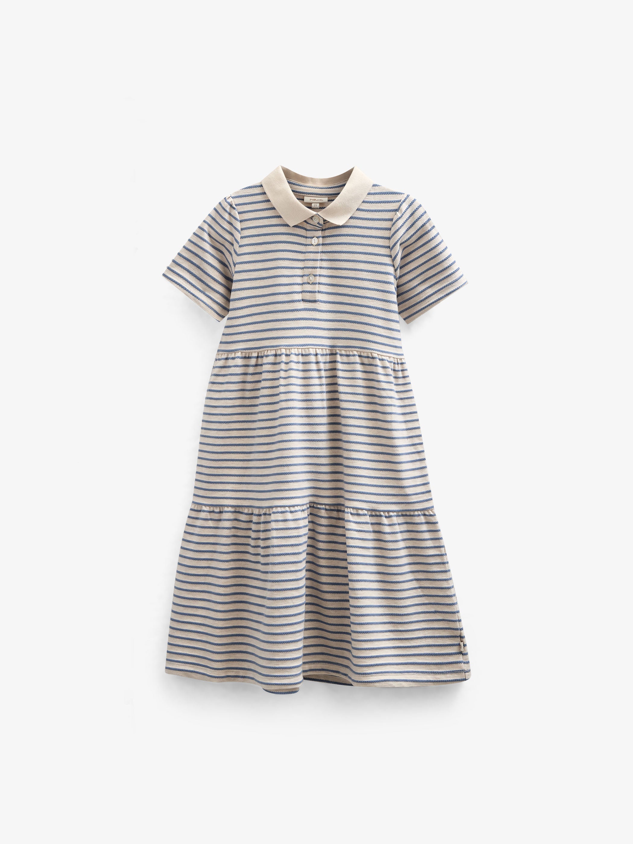 Stribet jersey kjole - Kids - Blue | 101012 Emmie