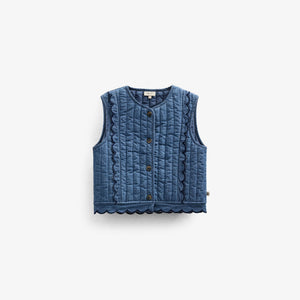 Quiltet denimvest - Tween - Blue Denim | 101083 Isabella