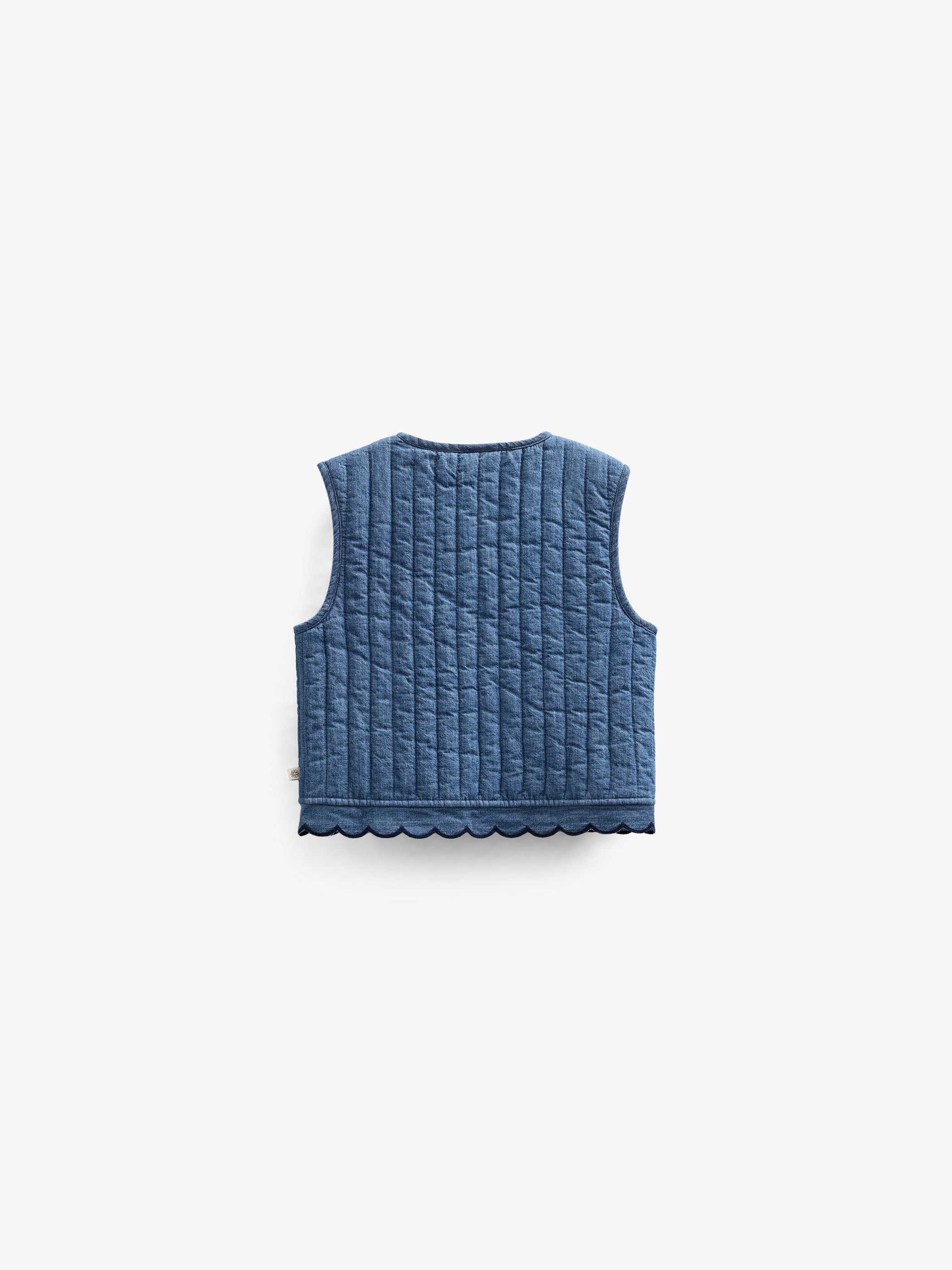 Quiltet denimvest - Tween - Blue Denim | 101083 Isabella