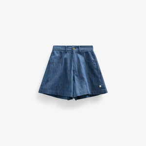 Shorts med vidde i light-denim - Tween - Blue Denim | 101084 Isabella