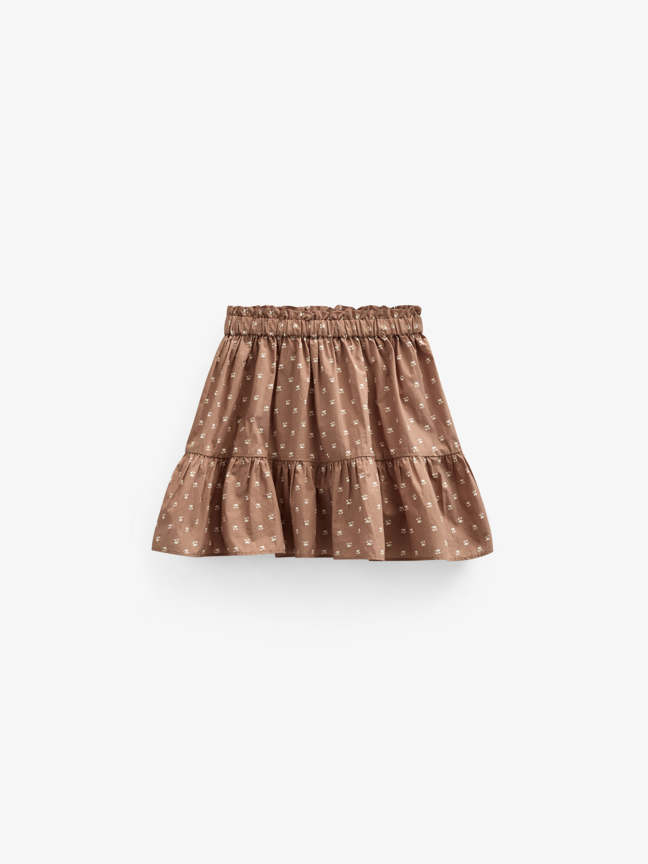 Nederdel i printet poplin - Kids - Coconut | 101055 Camilla