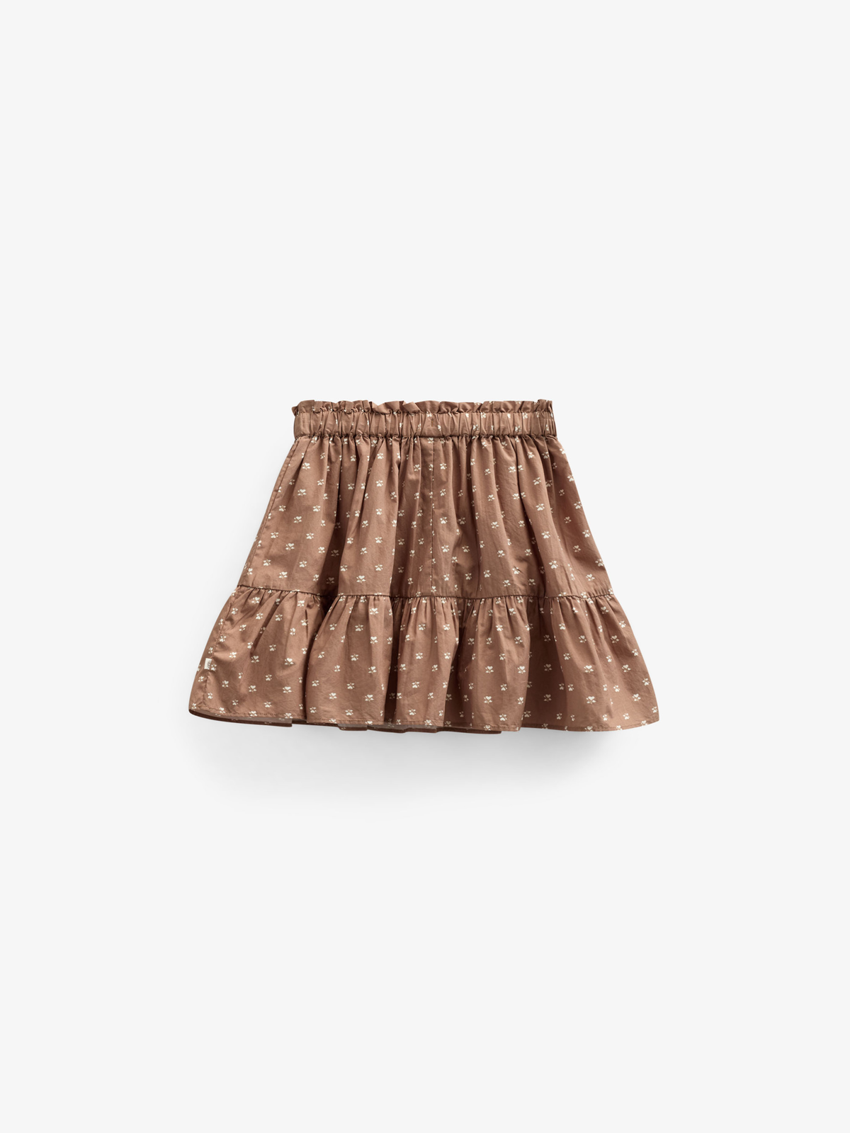 Nederdel i printet poplin - Kids - Coconut | 101055 Camilla