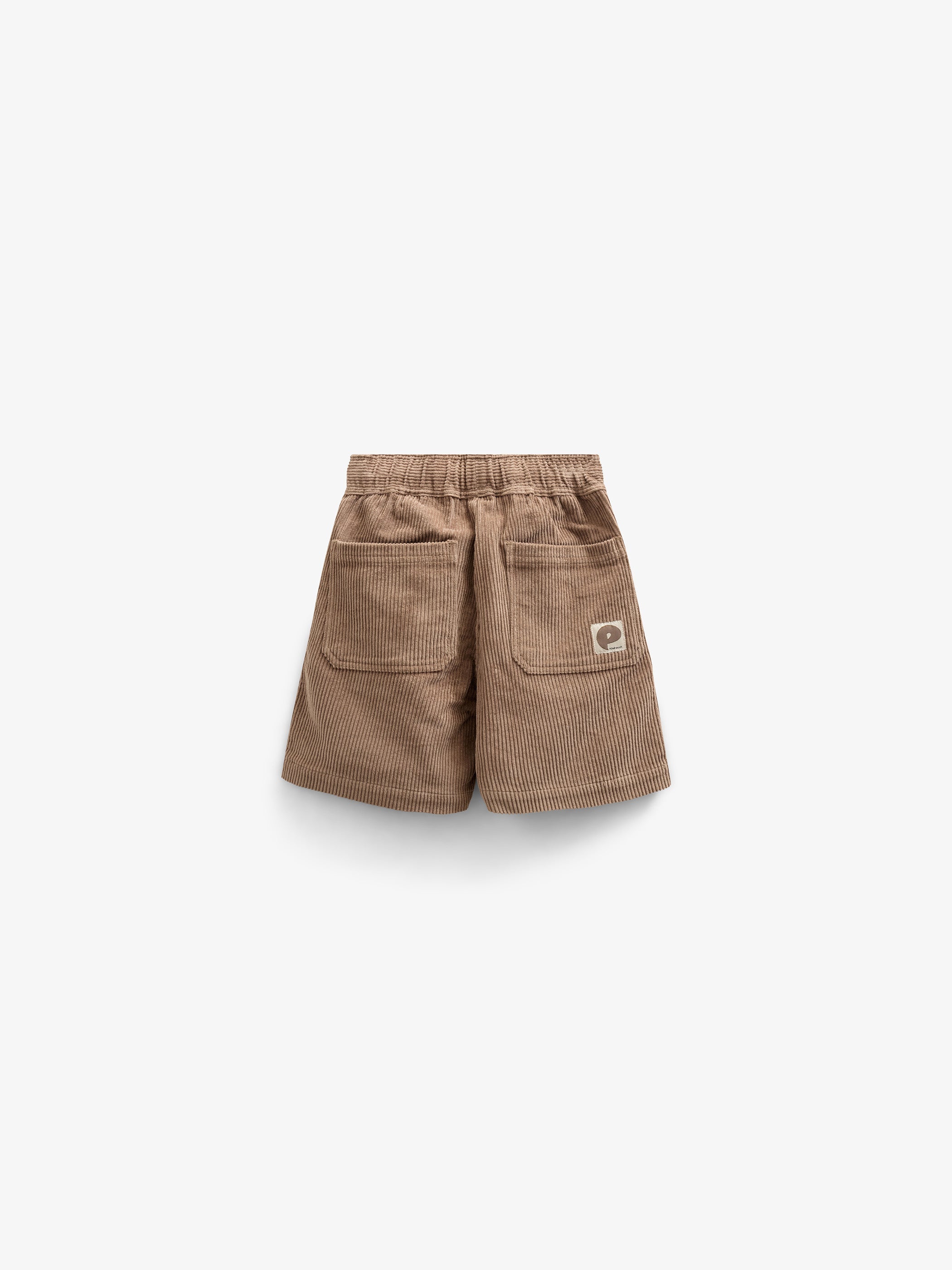 Pull-on fløjlsshorts - Kids - Khaki | 101102 Tobias