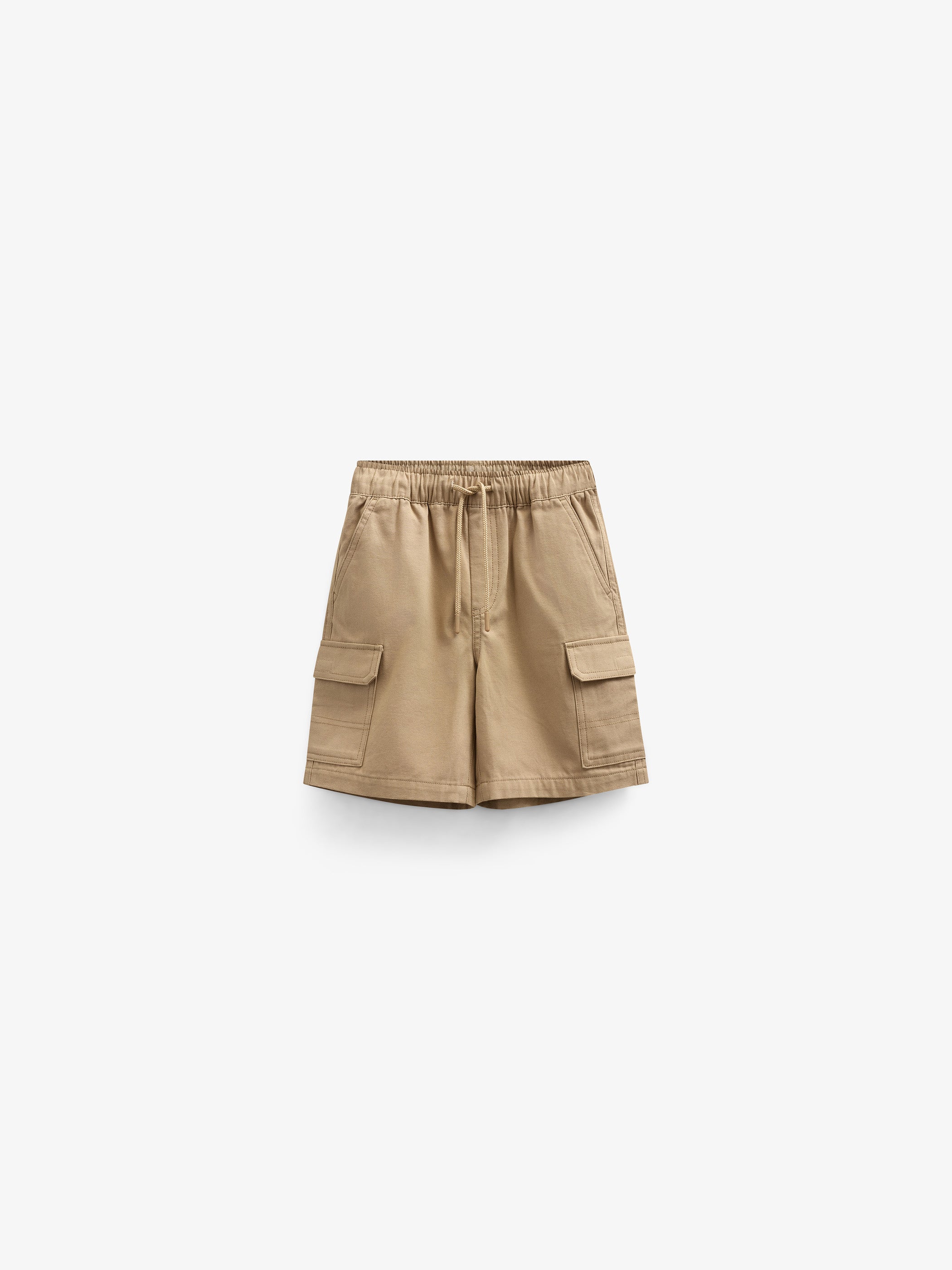 Canvas cargo-shorts - Kids - Khaki | 101120 Isack
