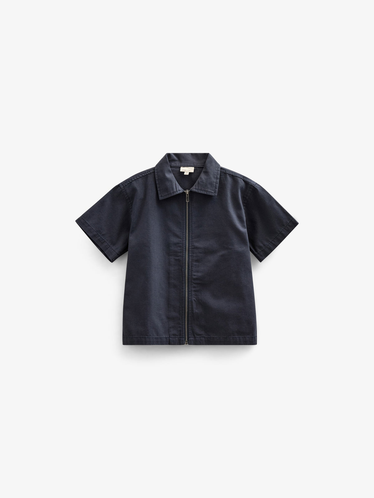 Canvas skjortejakke med lynlås - Kids - Navy | 101126 Isack