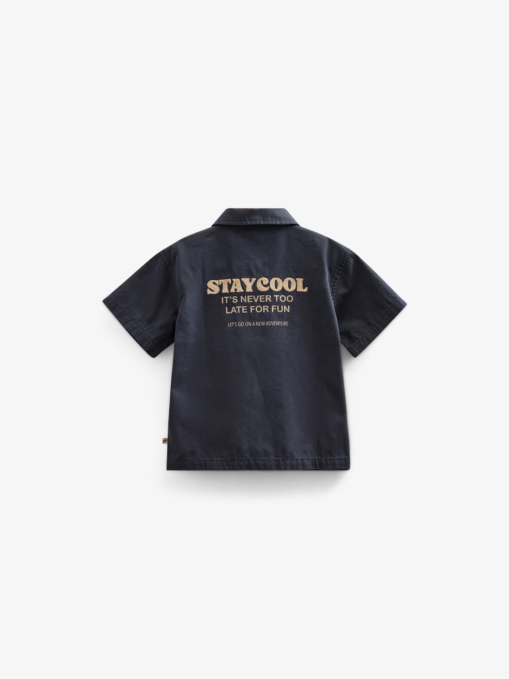 Canvas skjortejakke med lynlås - Tween - Navy | 101127 Isack