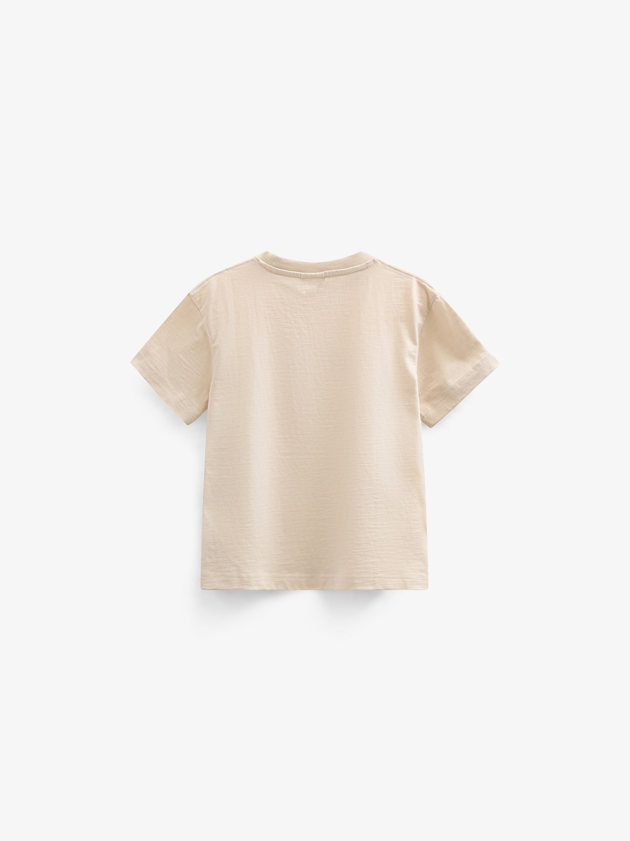 Slub jersey T-shirt med broderi - Tween - Offwhite | 101160 Villum