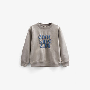 Crewneck sweatshirt - Kids - Grey Melange | 101161 Nathan