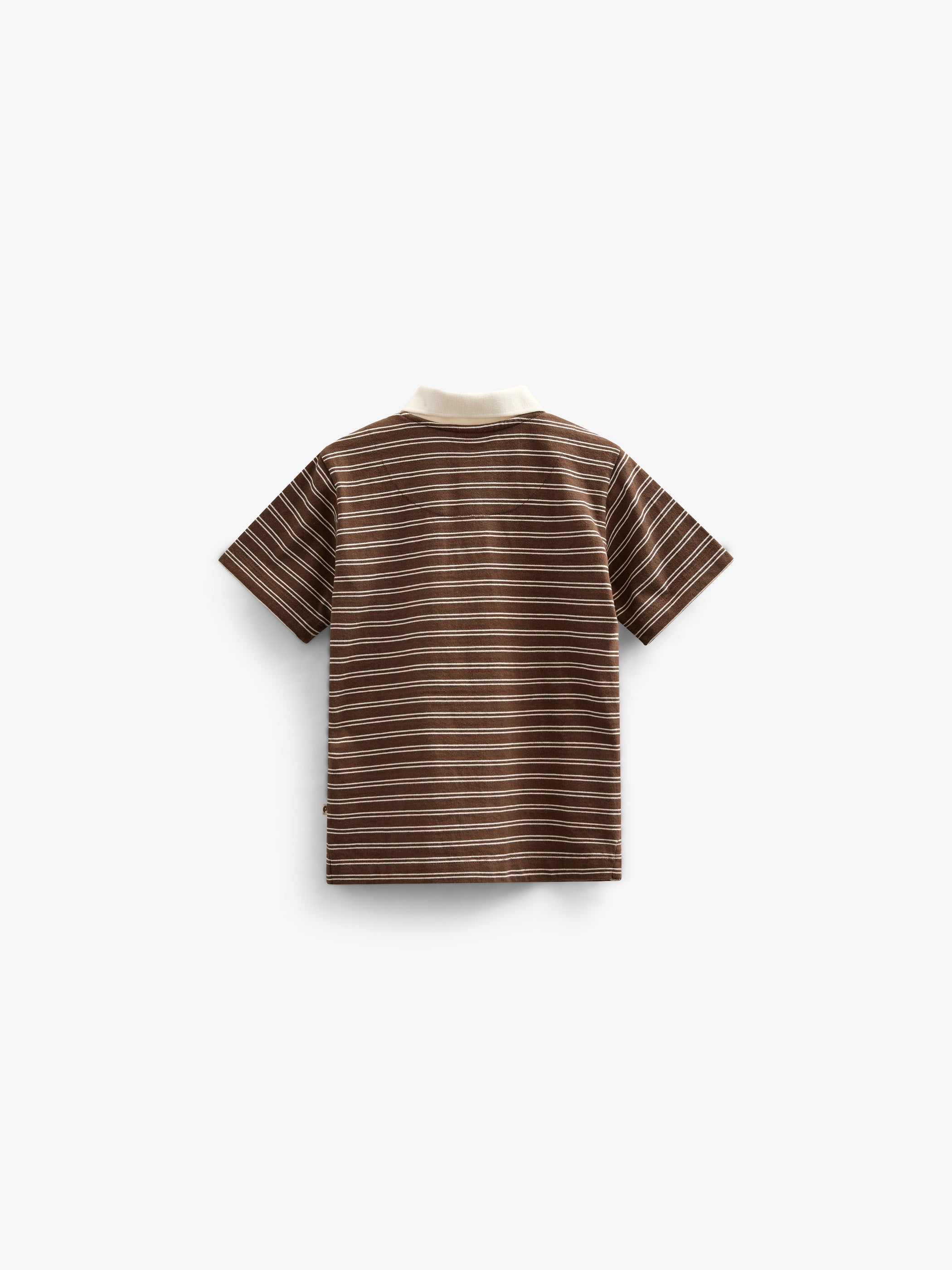 Stribet jersey poloshirt - Kids - Dark Brown | 101173 Otto
