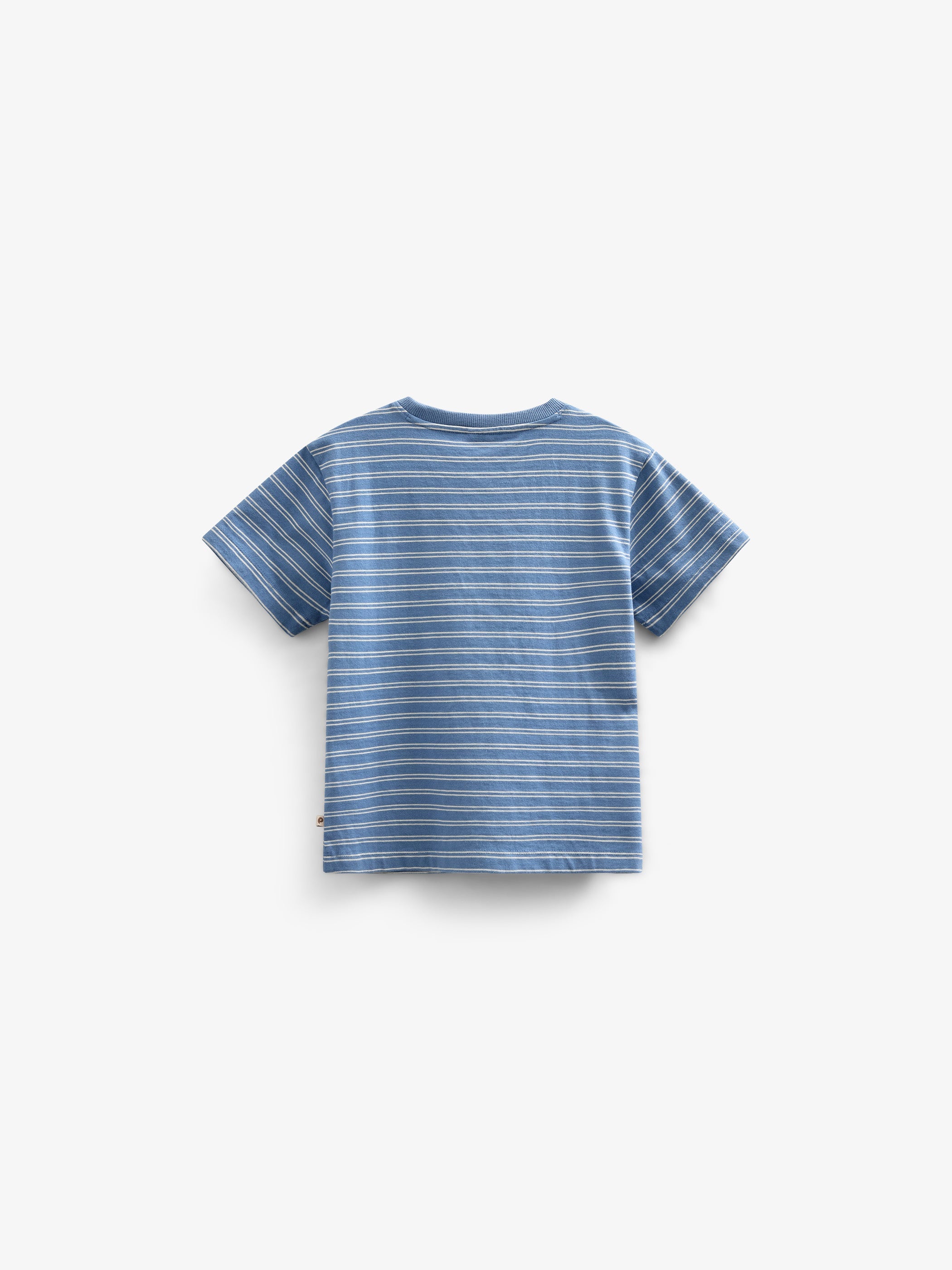 Stribet T-shirt - Kids - Dusty Blue | 101179 Otto