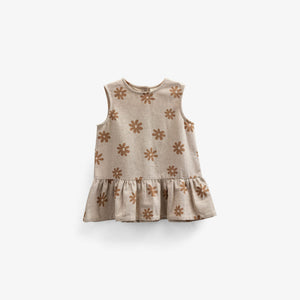 Printet bomuldstop - Tween - Sand | 101206 Molly