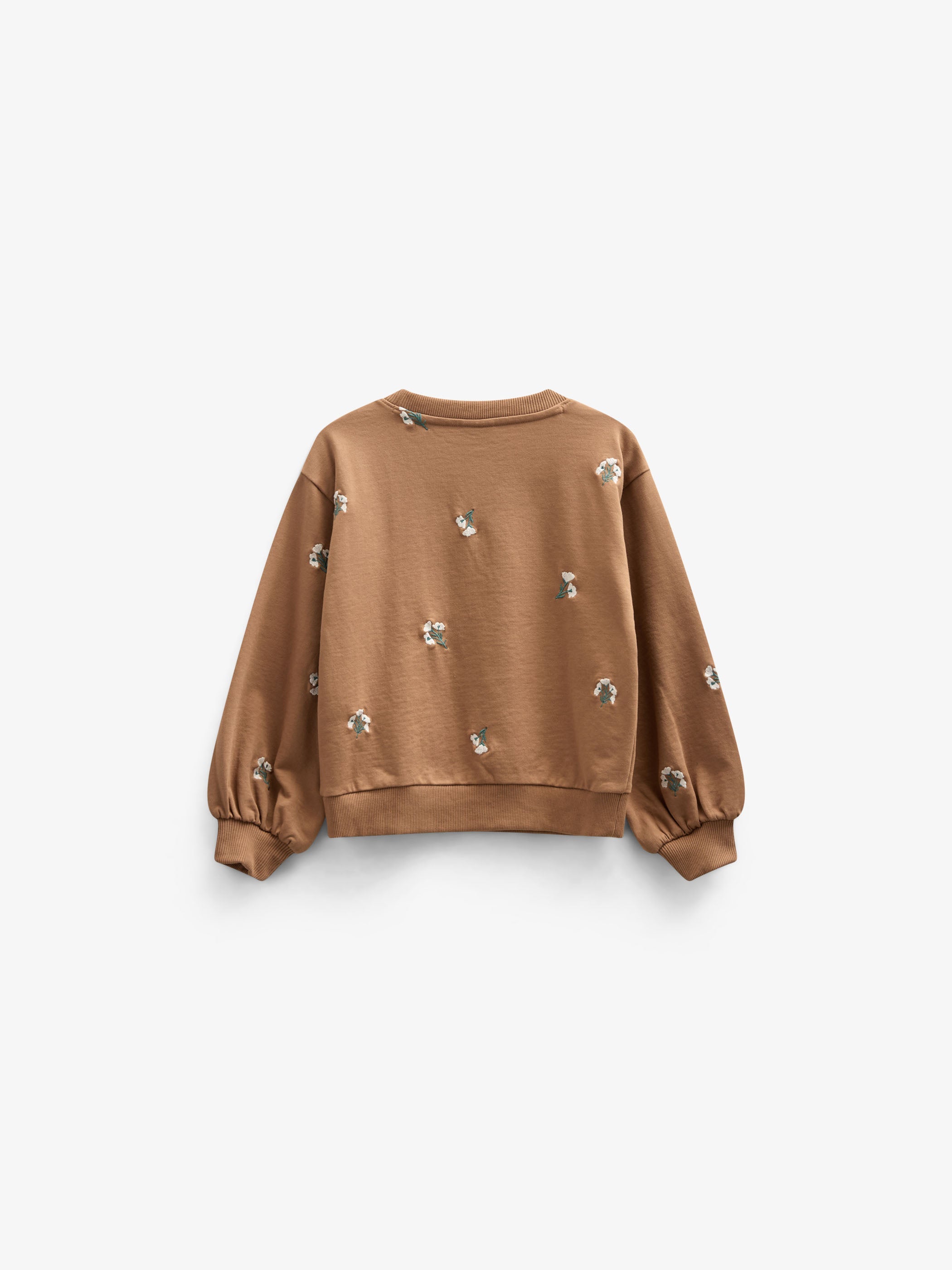 Broderet crewneck sweatshirt - Tween - Coconut | 101214 Kimber