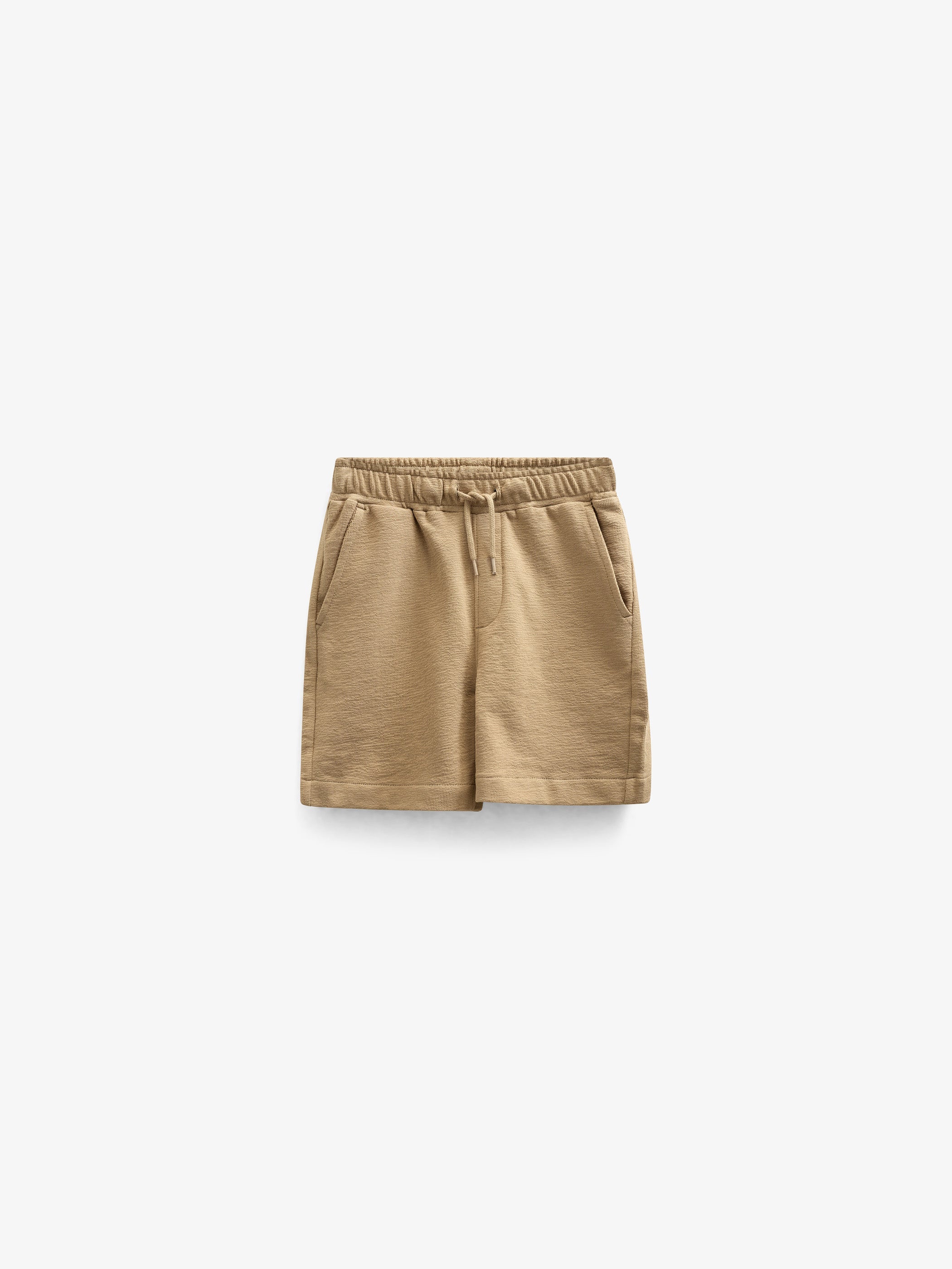 Jerseyshorts med struktur - Tween - Khaki | 101222 Sonny