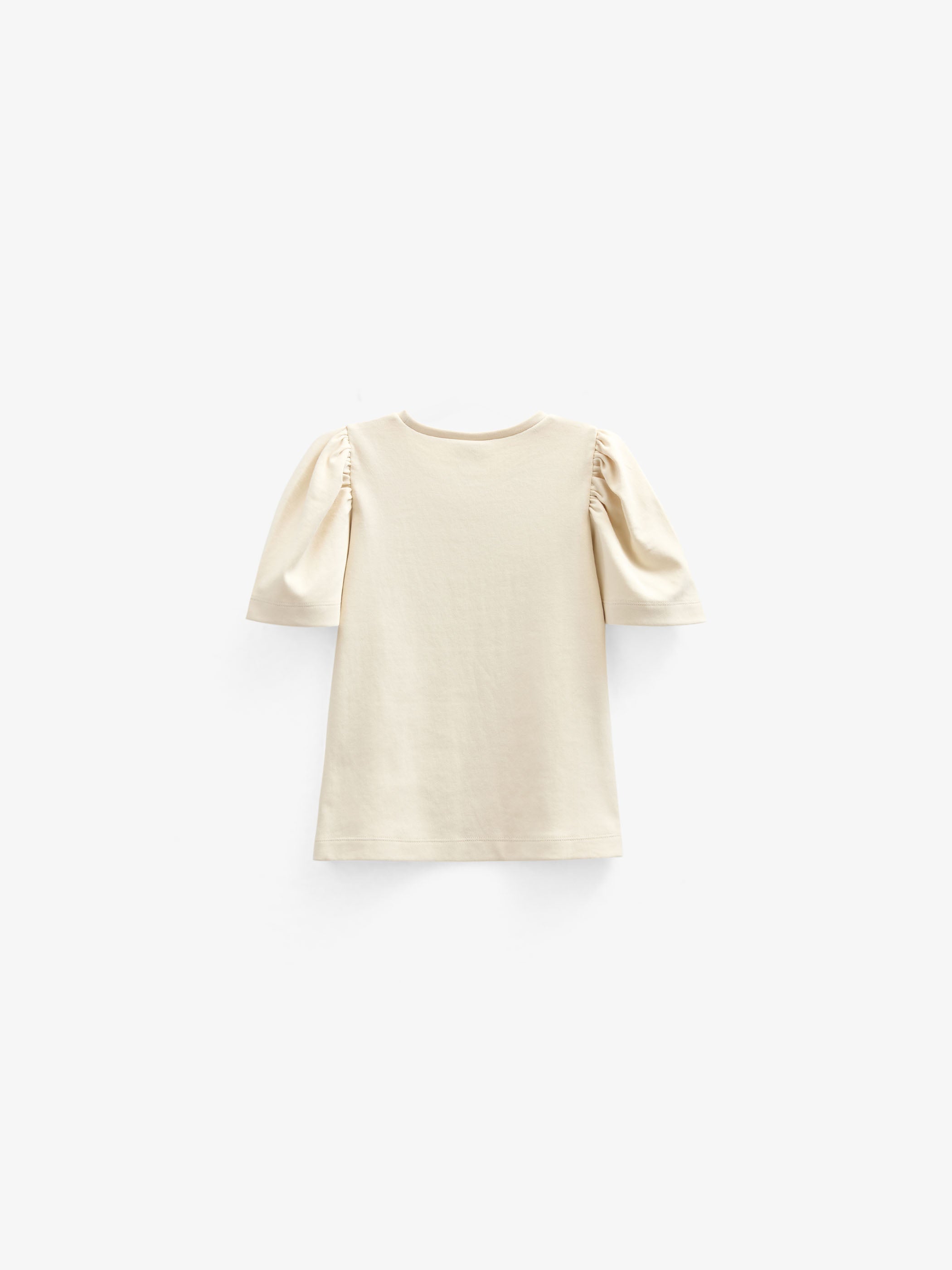 T-shirt med broderi - Kids - Offwhite | 101235 Amanda