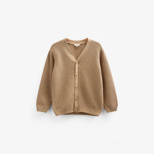 Cardigan i patentstrik - Kids - Beige | 101245 Clark