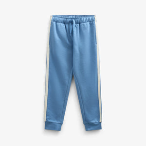 Sweatpants med kontrast bånd - Kids - Dusty Blue | 101257 Carter