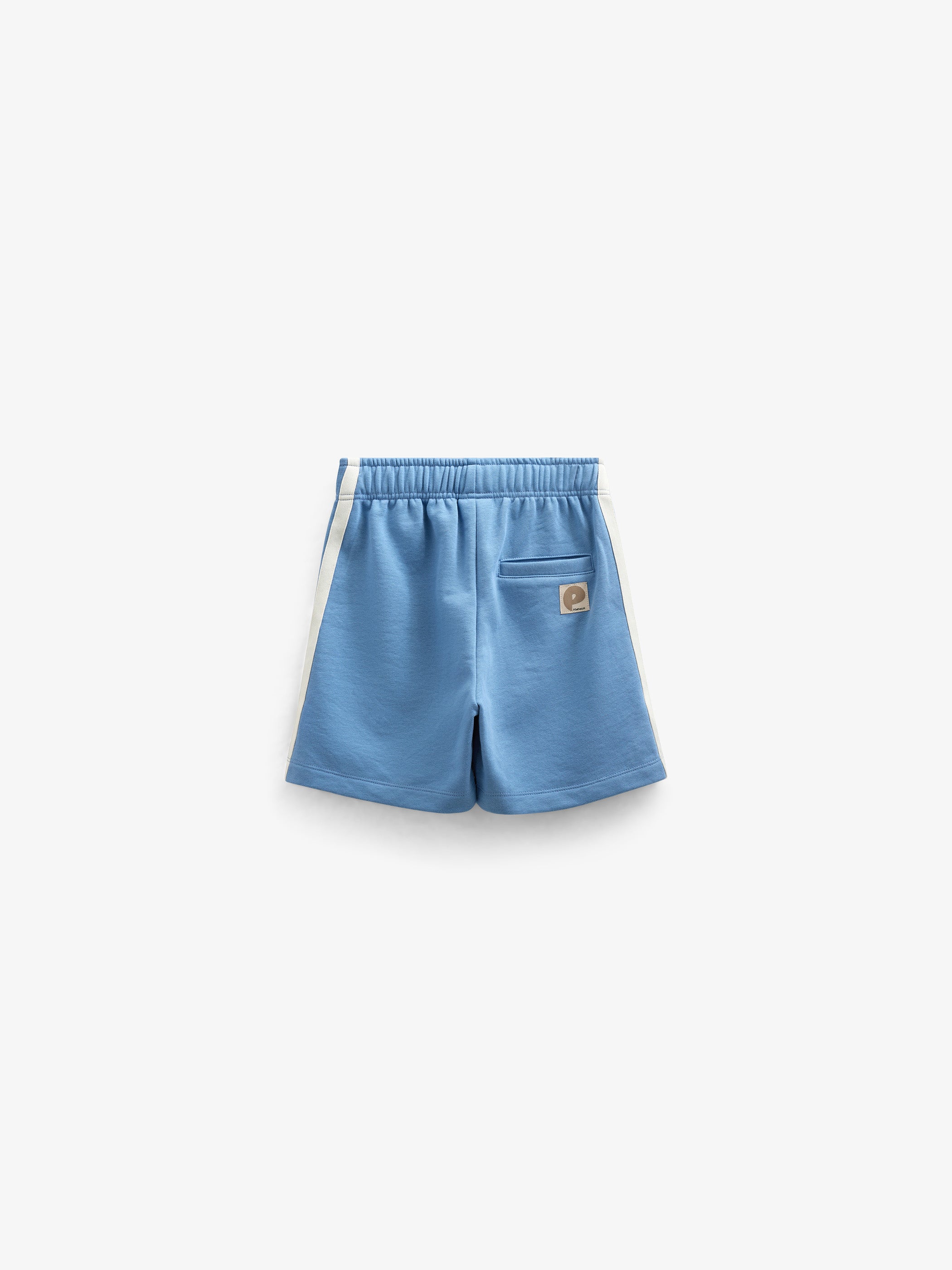 Sweatshorts med kontrast bånd - Tween - Dusty Blue | 101262 Carter