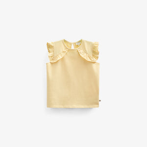Jersey top med flæse - Kids - Sunlight | 101265 Selma