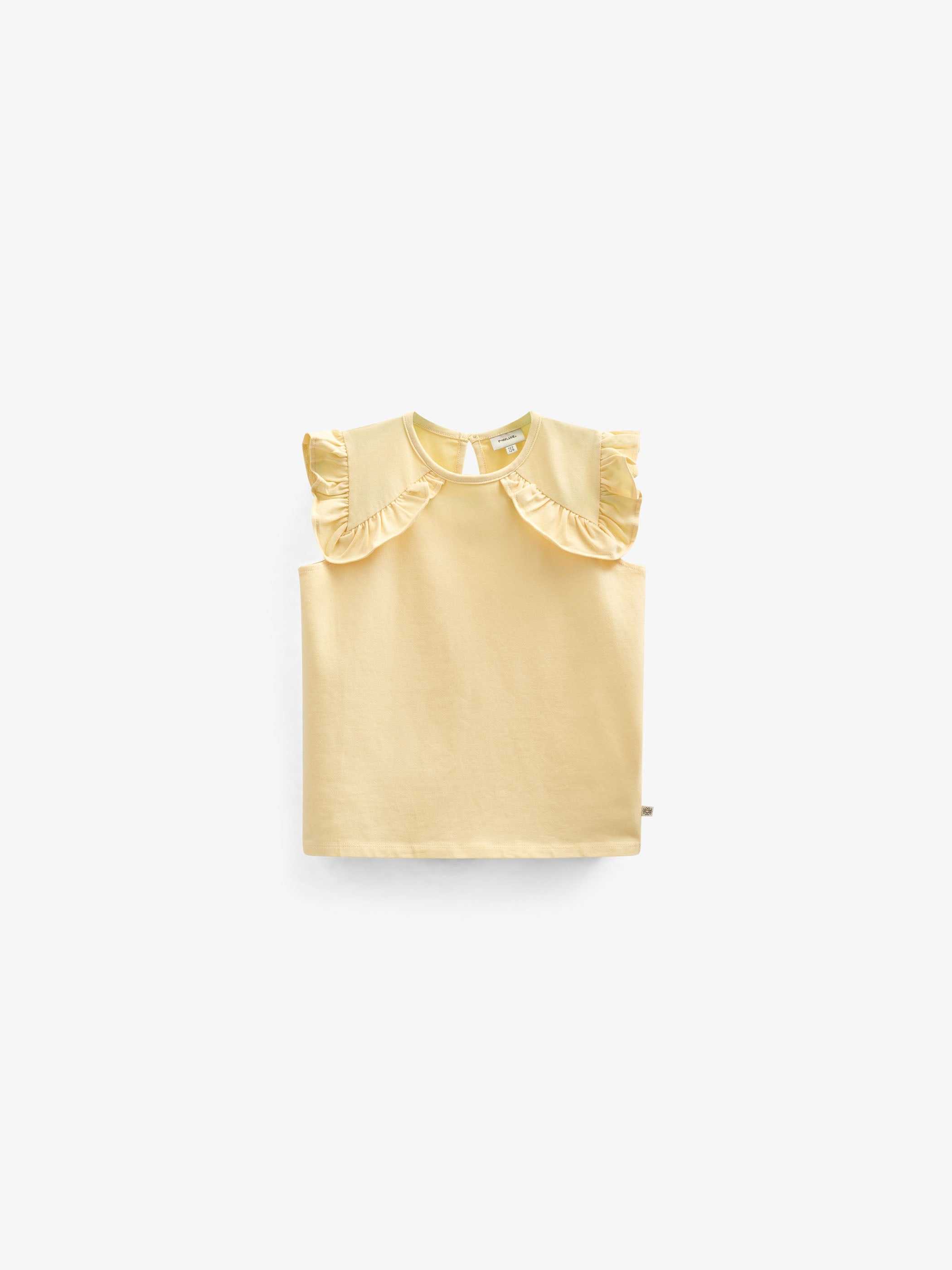 Jersey top med flæse - Kids - Sunlight | 101265 Selma