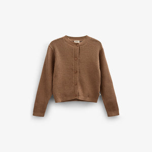 Strikket cardigan i bomuld - Kids - Coconut | 101271 Katie