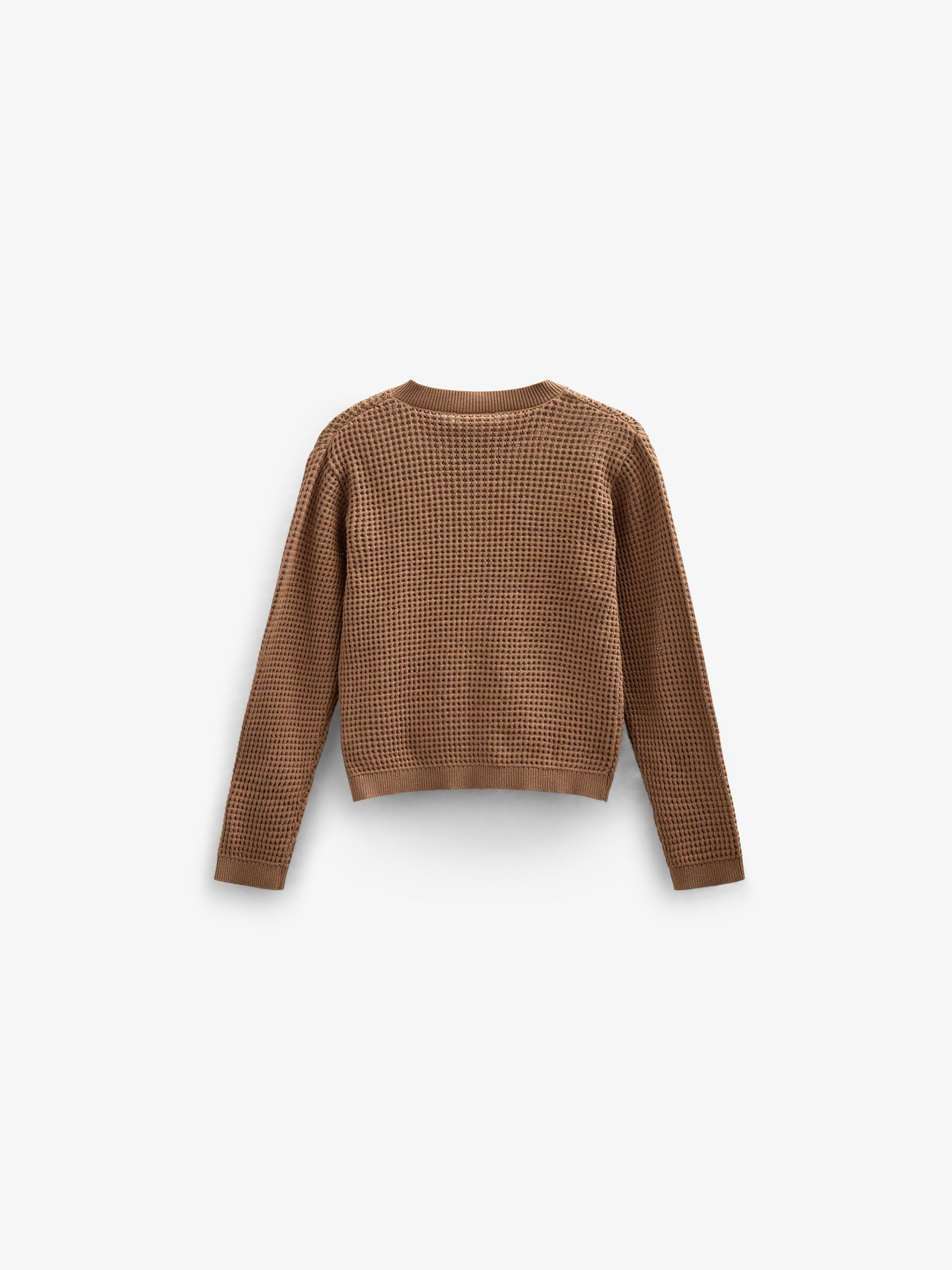 Strikket cardigan i bomuld - Tween - Coconut | 101272 Katie