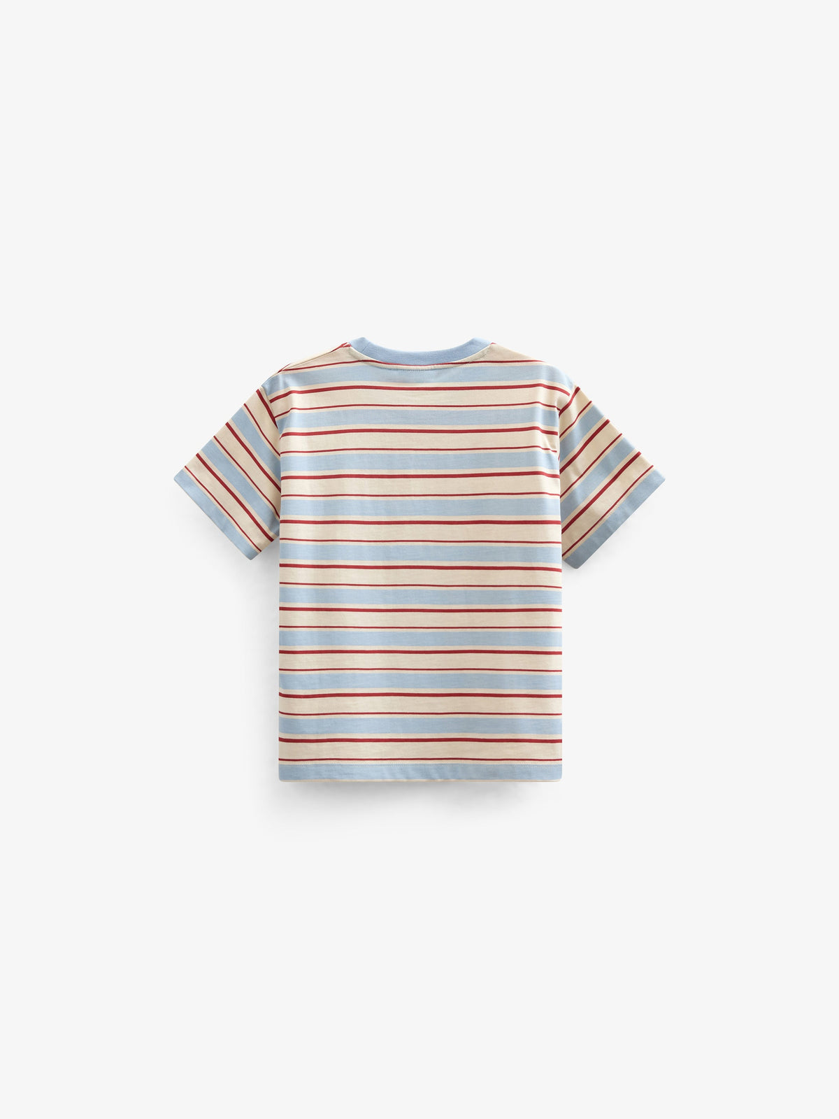 Retro stribet T-shirt - Tween - Powder Blue | 101276 Steven