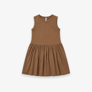 Ærmeløs kjole i modalrib - Kids - Coconut | 101297 Lottie