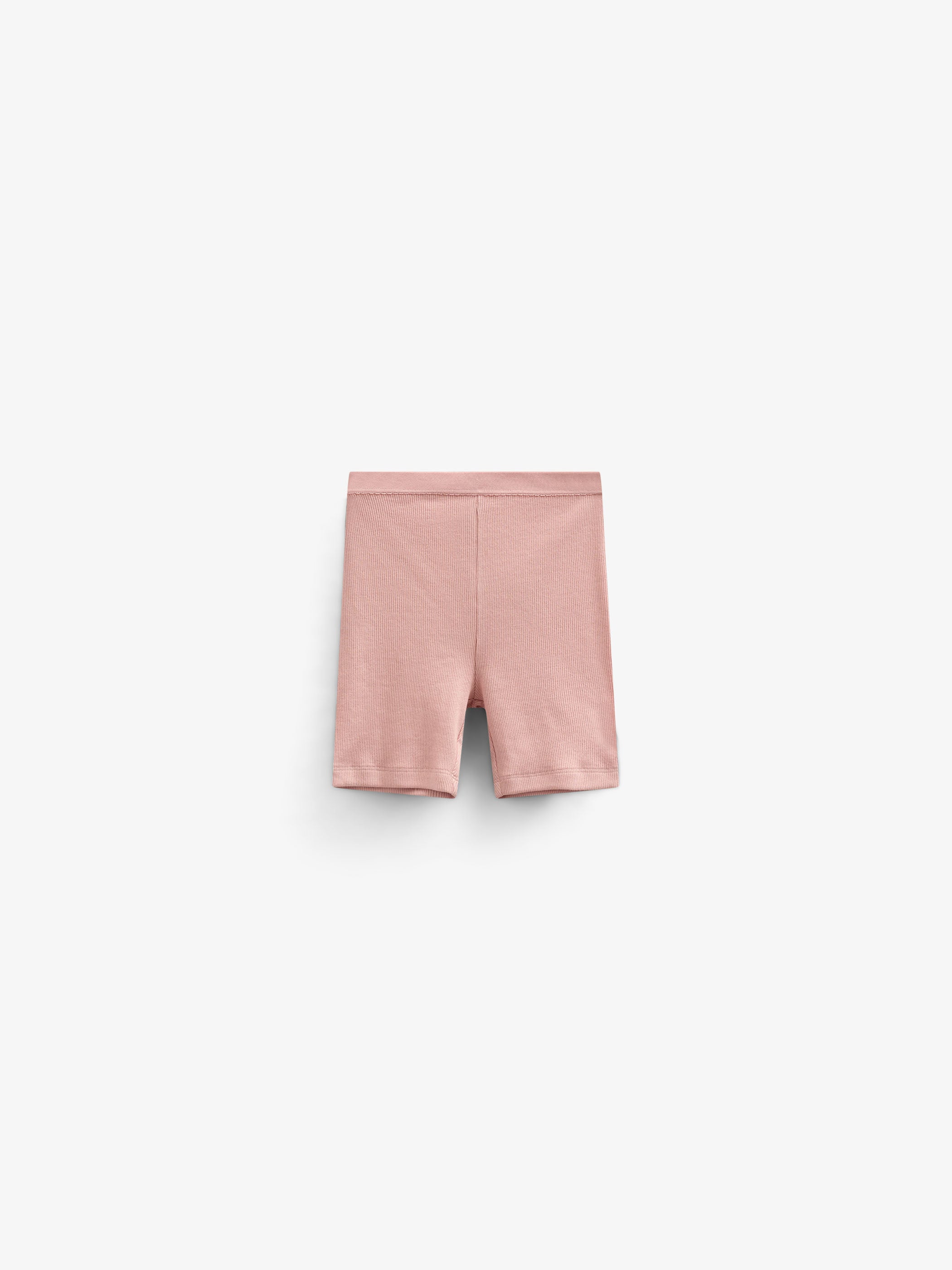 Korte tights i modalrib - Kids - Rose Tan | 101314 Lottie