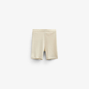 Korte tights i modalrib - Tween - Offwhite | 101321 Lottie