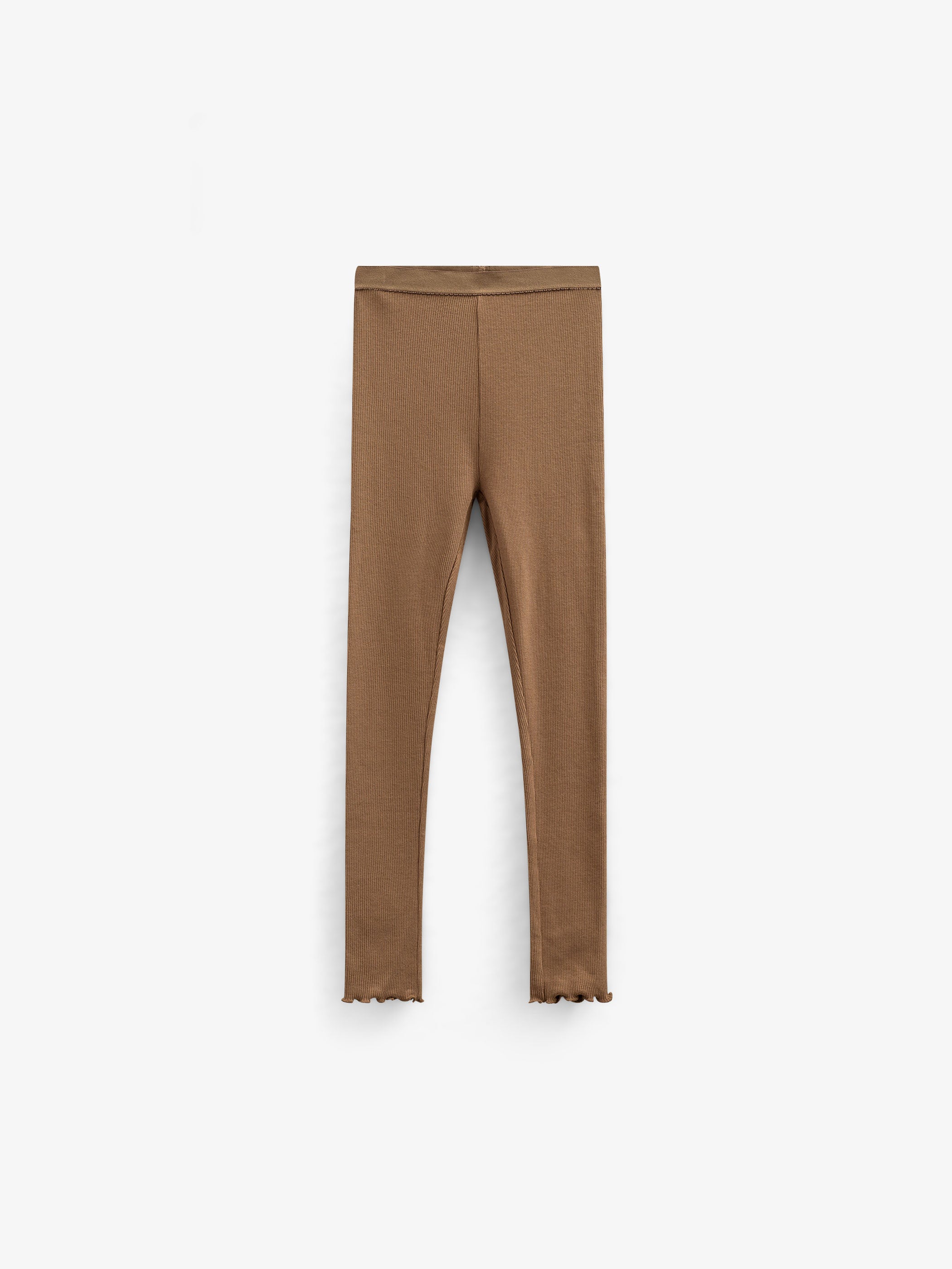 Leggings i modalrib - Tween - Coconut | 101325 Lottie