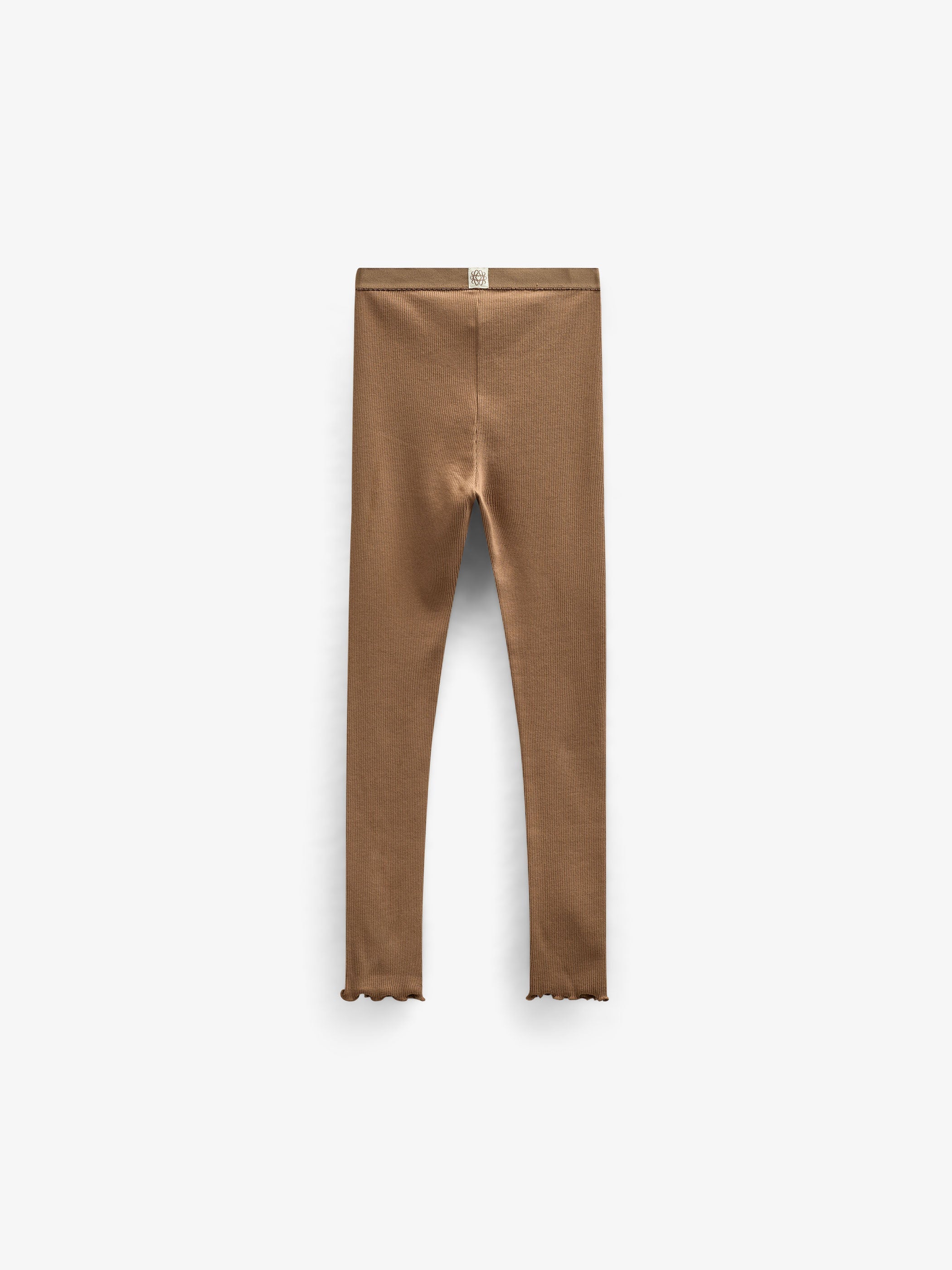 Leggings i modalrib - Tween - Coconut | 101325 Lottie