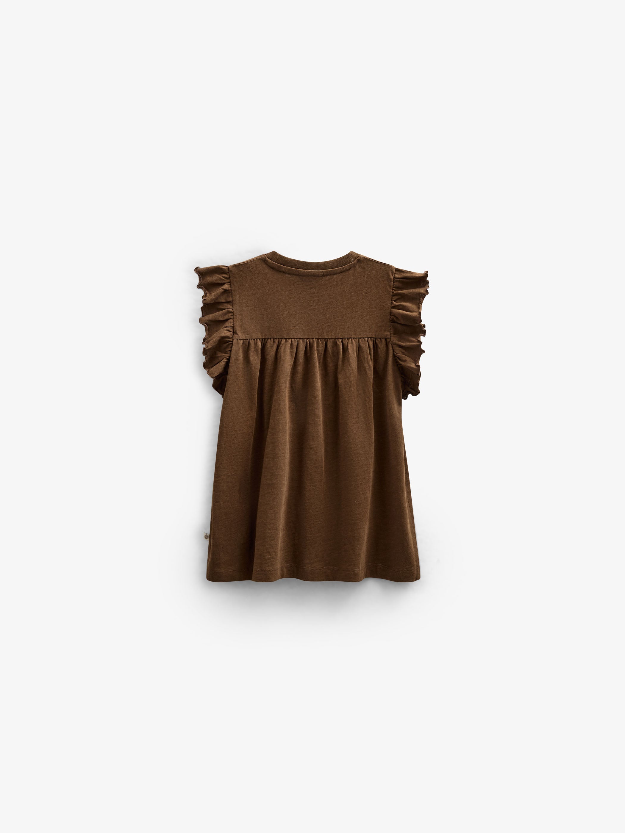 Jerseybluse - Tween - Dark Brown | 101333 Lucia