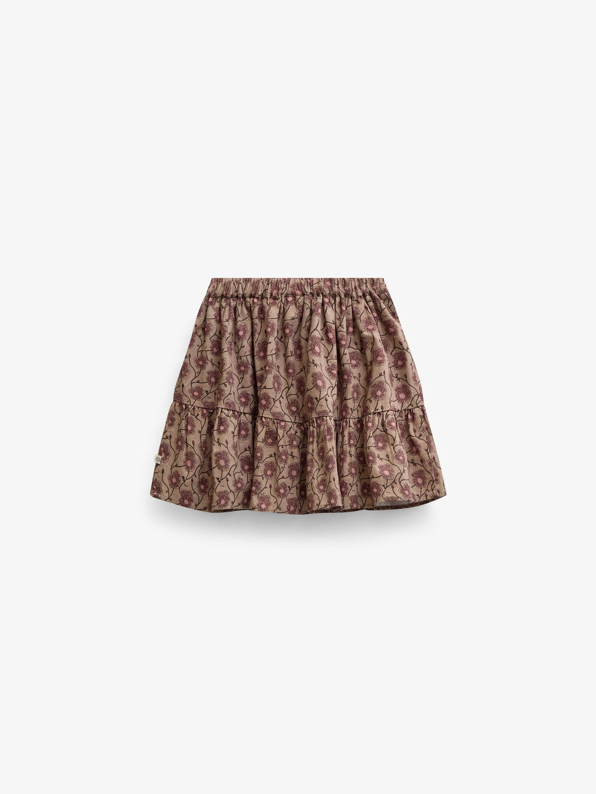 Blomstret bomuldsnederdel Tween - Rose/Bordeaux | 101430 Nova