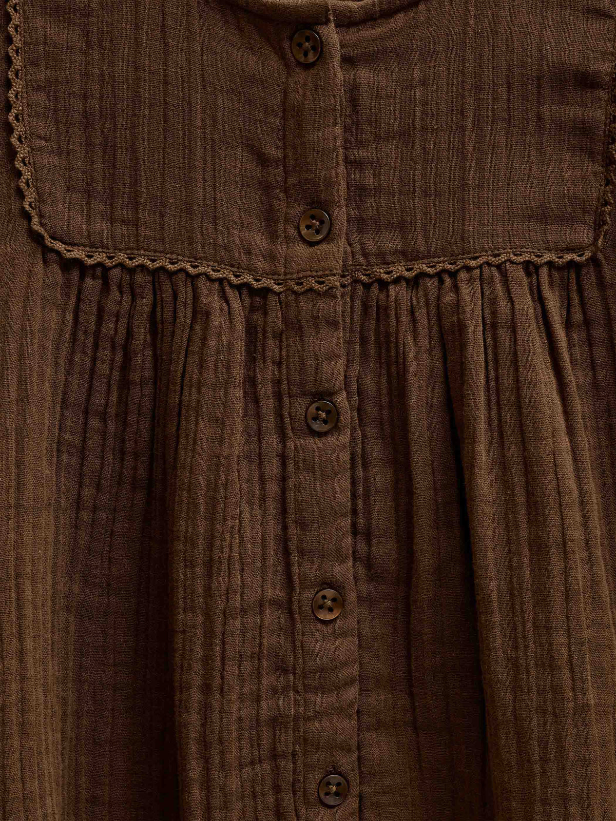 Bluse i musselin Tween - Brown | 101464 Celina