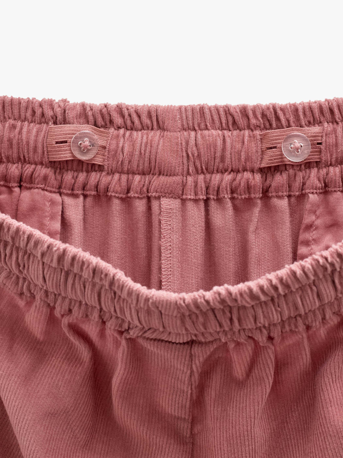 Fløjlsbukser med zig-zag bånd Tween - Dusty Rose | 101484 Sille