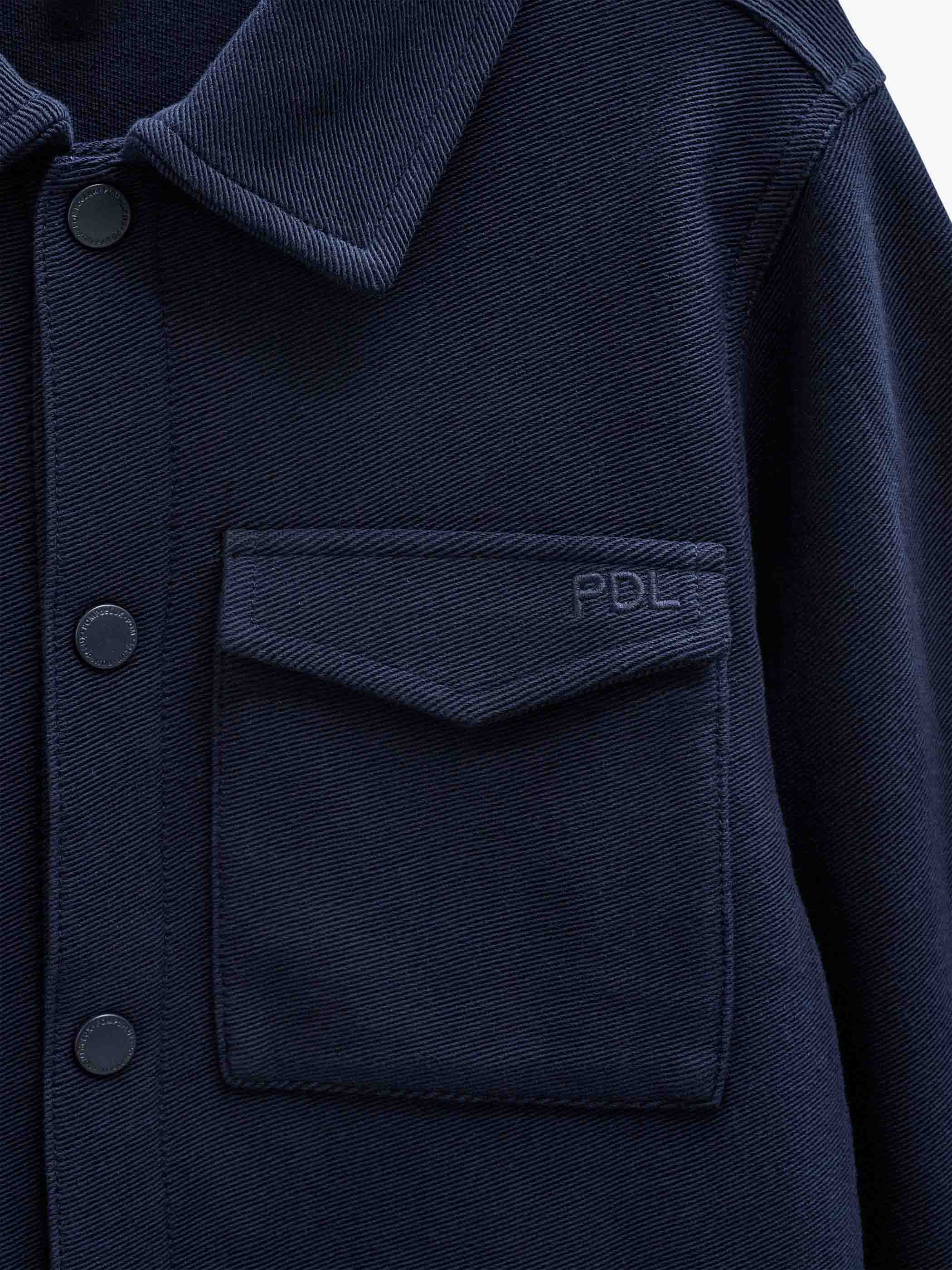 Overshirt i struktureret sweatkvalitet Tween - Navy | 101501 Wilder