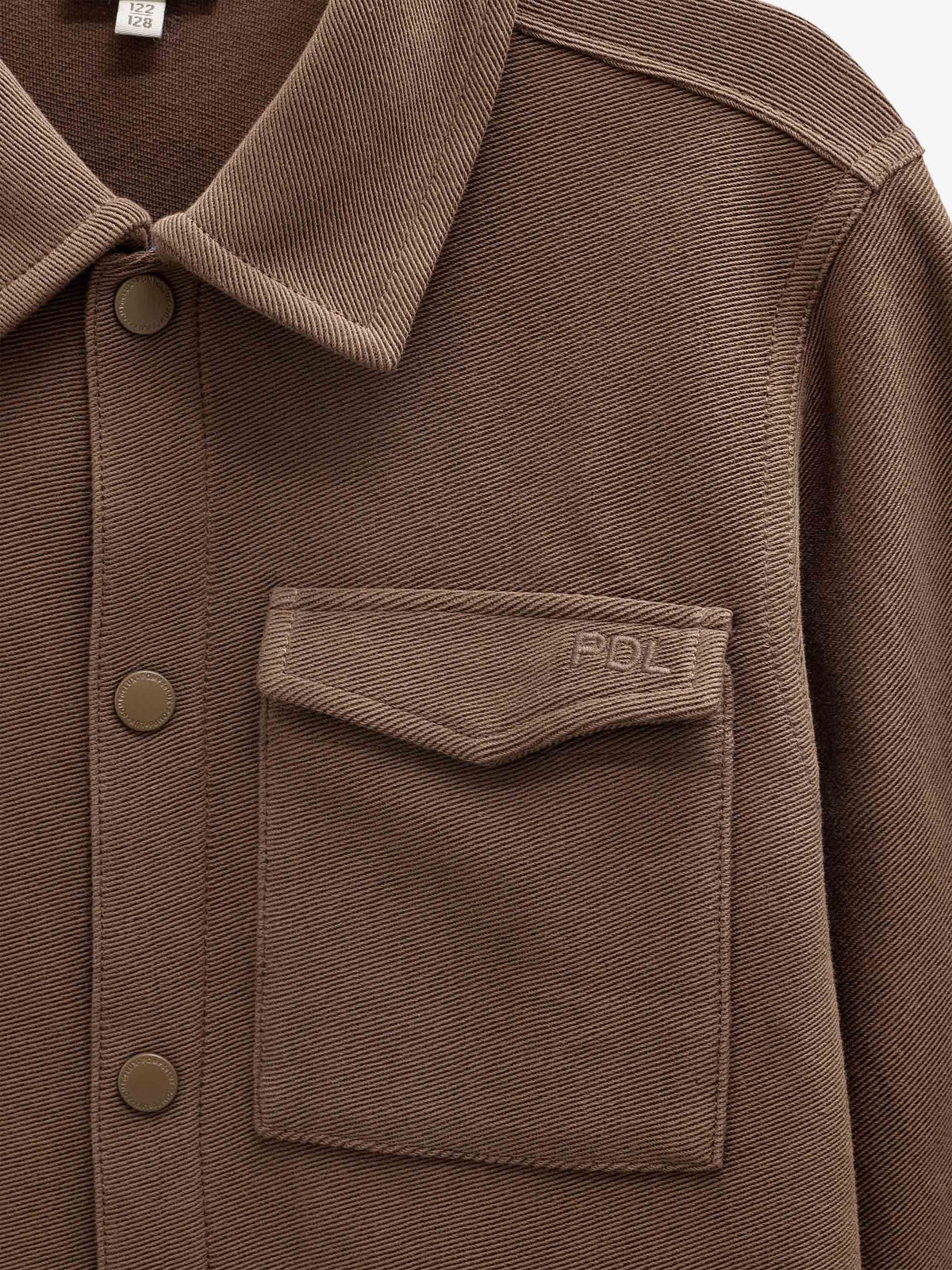 Overshirt i struktureret sweatkvalitet Tween - Brown | 101502 Wilder